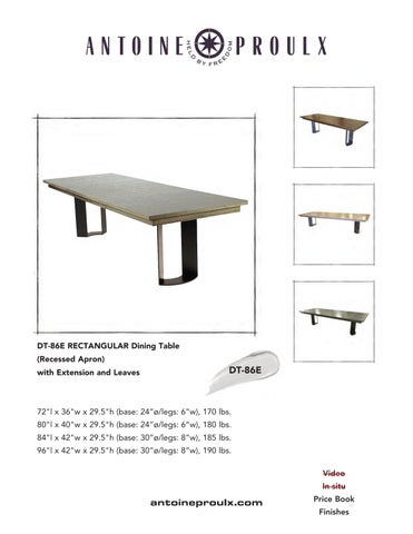Antoine Proulx | Dining Tables | 1-520-760-0037 第 22 页
