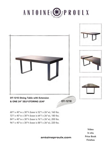 Antoine Proulx | Dining Tables | 1-520-760-0037 第 24 页