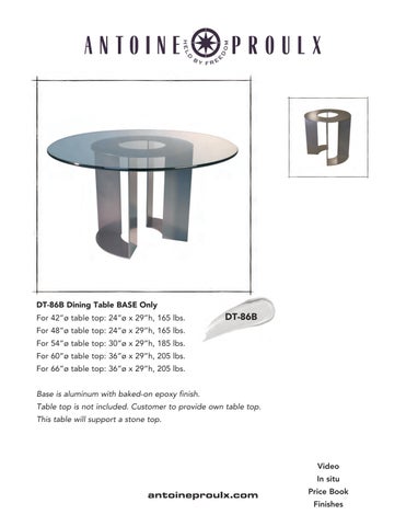 Antoine Proulx | Dining Tables | 1-520-760-0037 第 8 页
