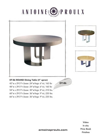 Antoine Proulx | Dining Tables | 1-520-760-0037 第 9 页