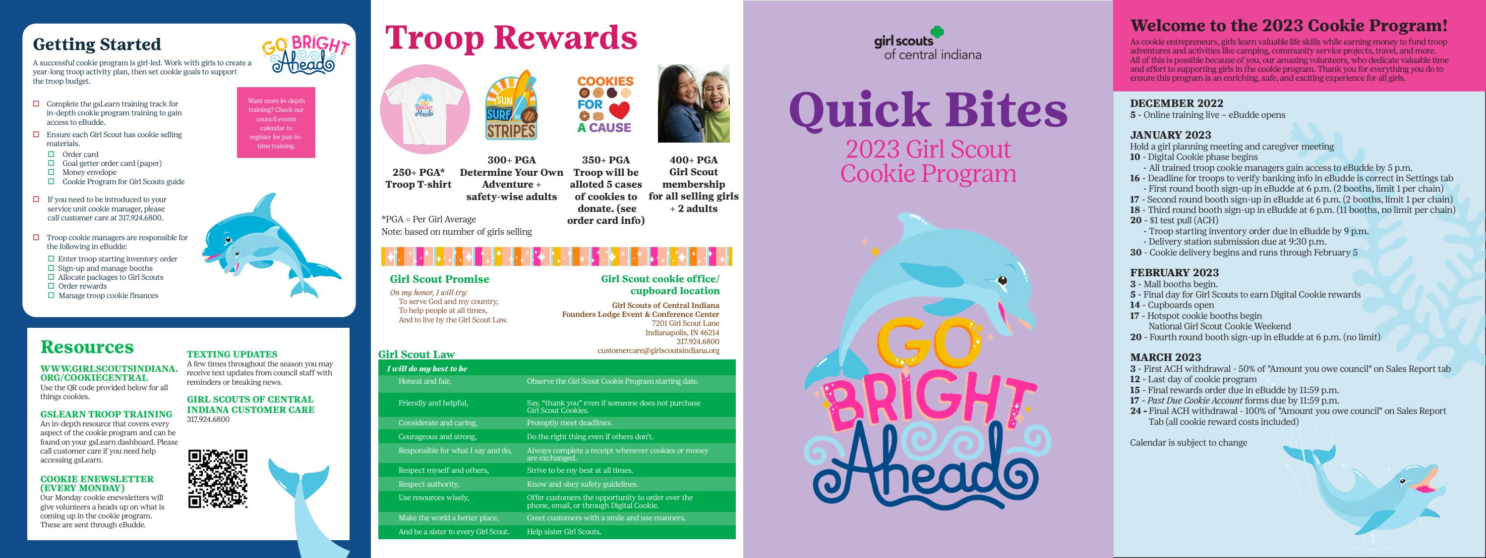 2023 Cookie Program Quick Bites By Girl Scouts Of Central Indiana Issuu