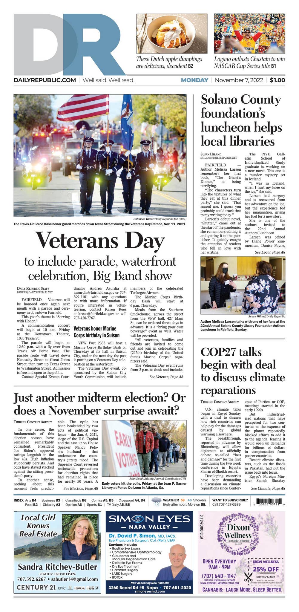 Daily Republic: Monday, November 7, 2022 by mcnaughtonmedia - Issuu