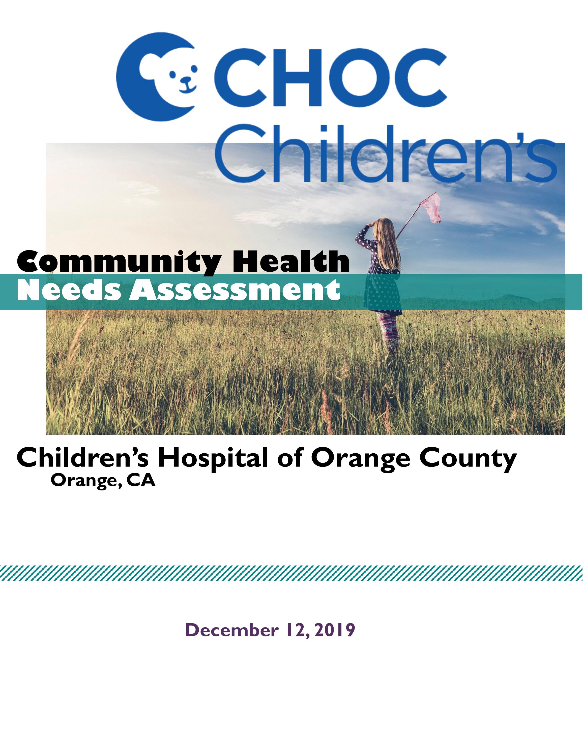 CHOC Community Health Needs Assessment 2019 by advanceoc Issuu