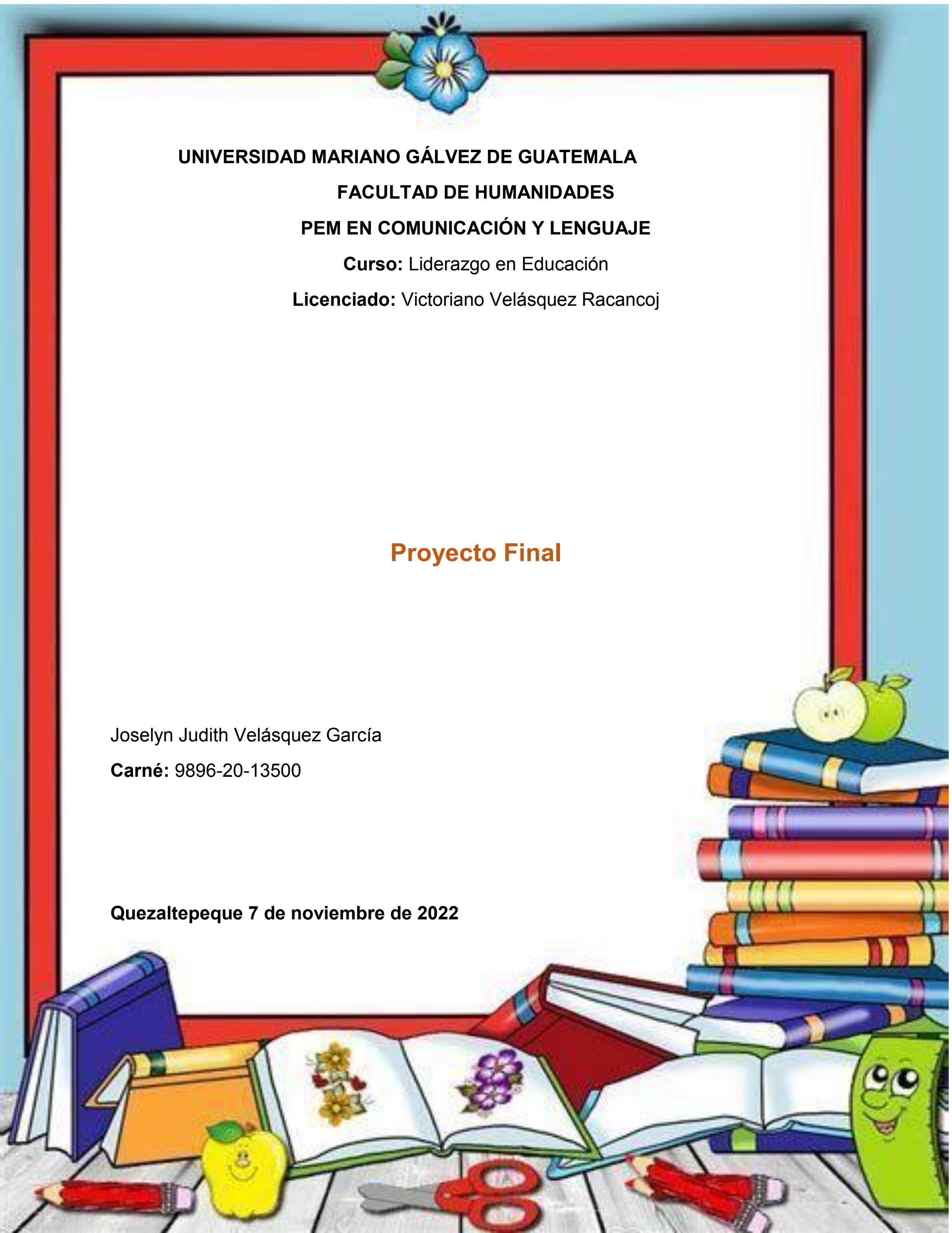 PROYECTO FINAL by judith123u - Issuu