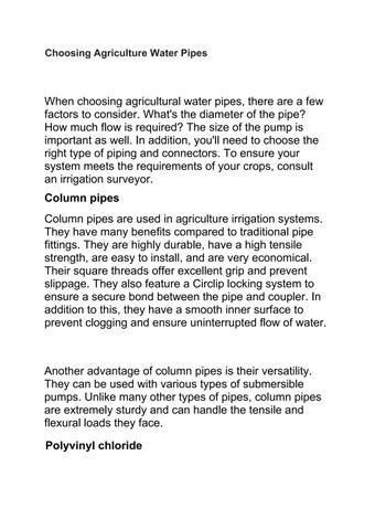 HDPE Pipe suppliers in india by Forca Pipes Issuu