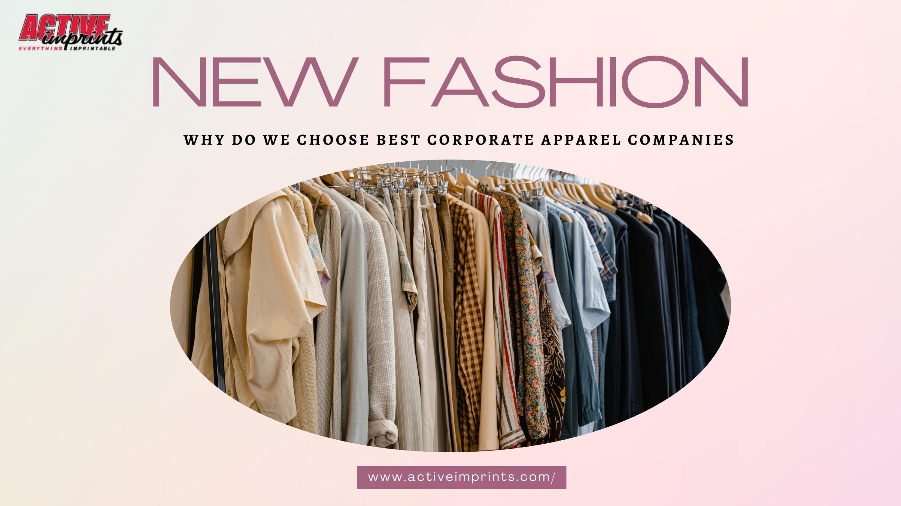 Why Do We Choose Best Corporate Apparel Companies by Active Imprints