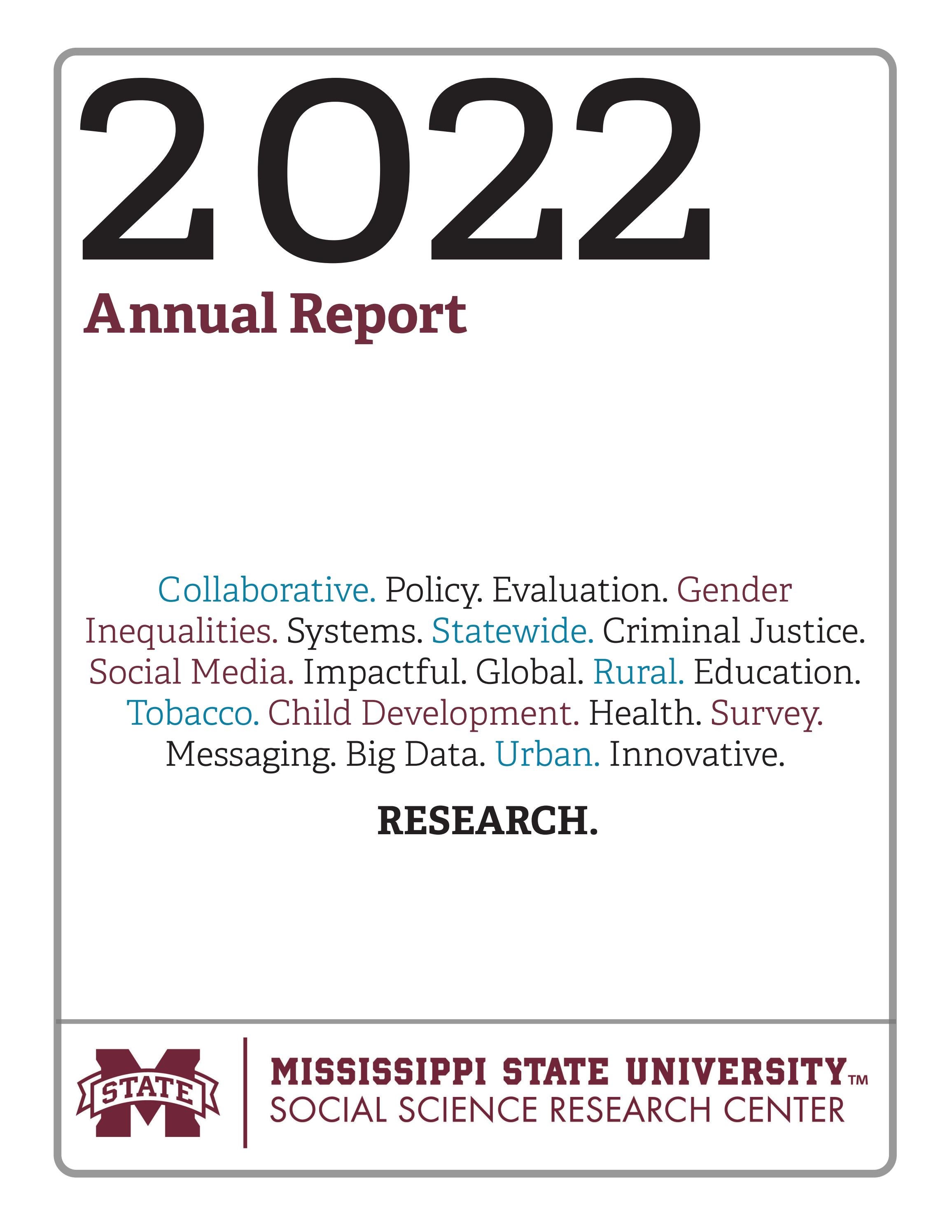 2022 Annual Report by msstate.ssrc Issuu