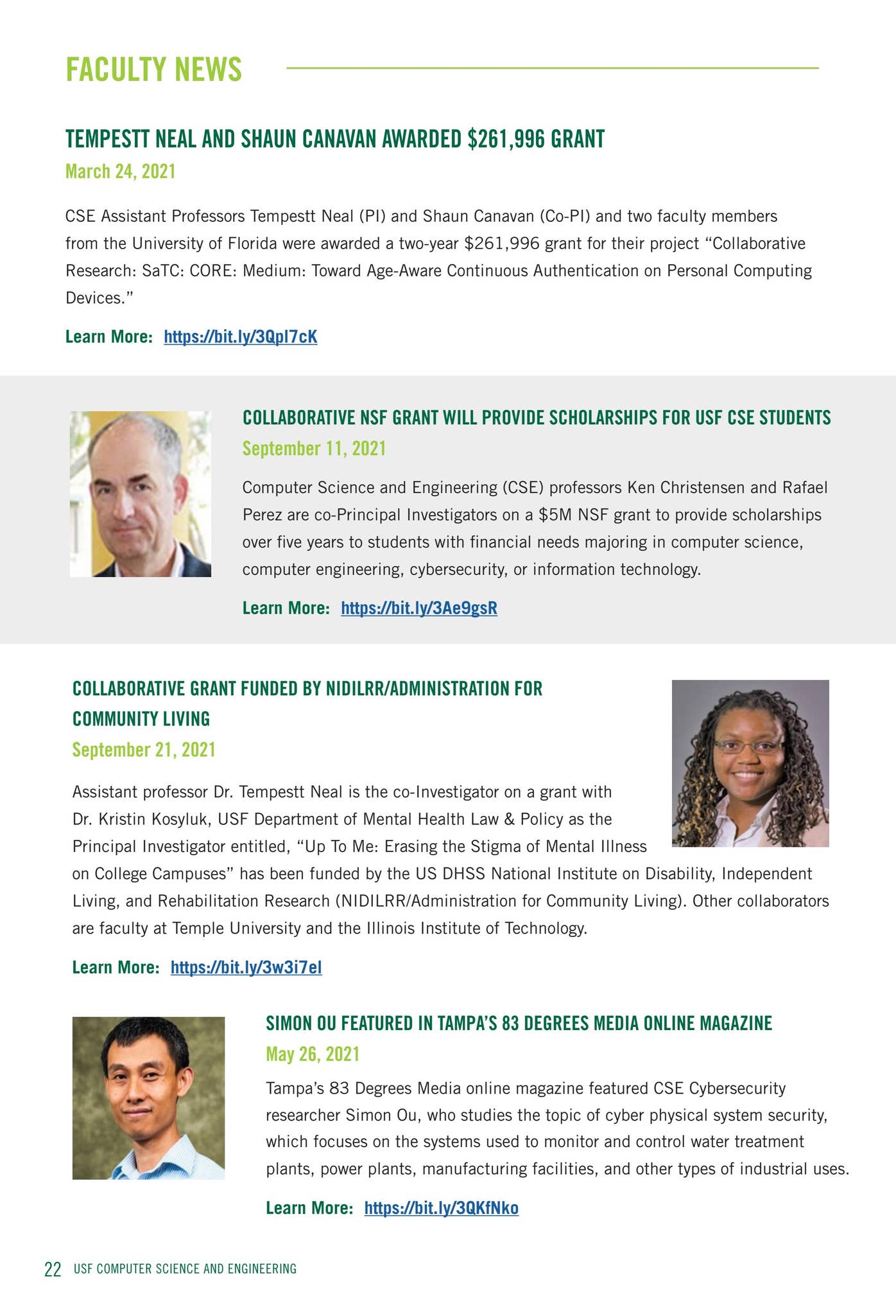 USF Dept. of Computer Science and Engineering Annual Report by USF