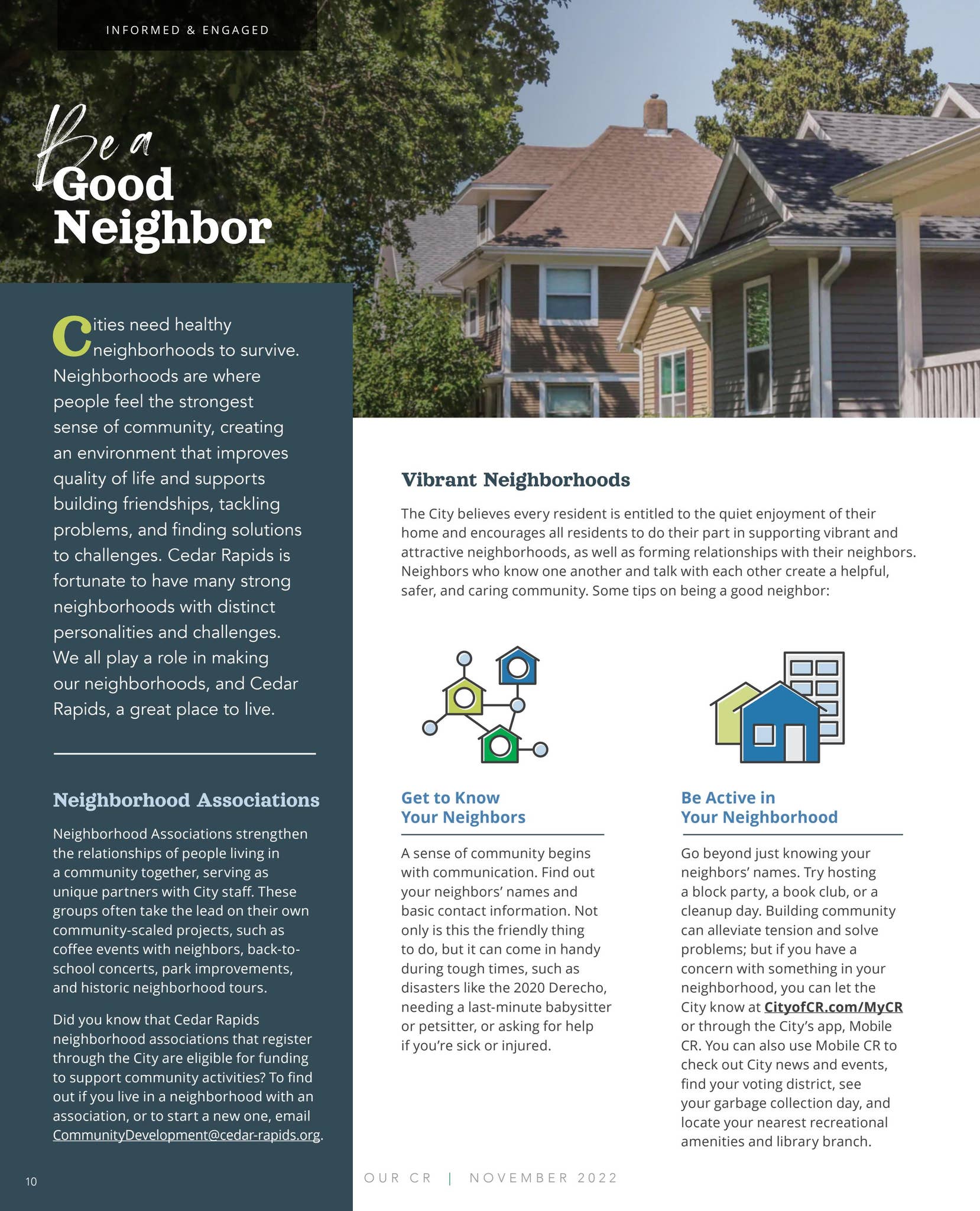 Our CR - November 2022 by City of Cedar Rapids - Issuu