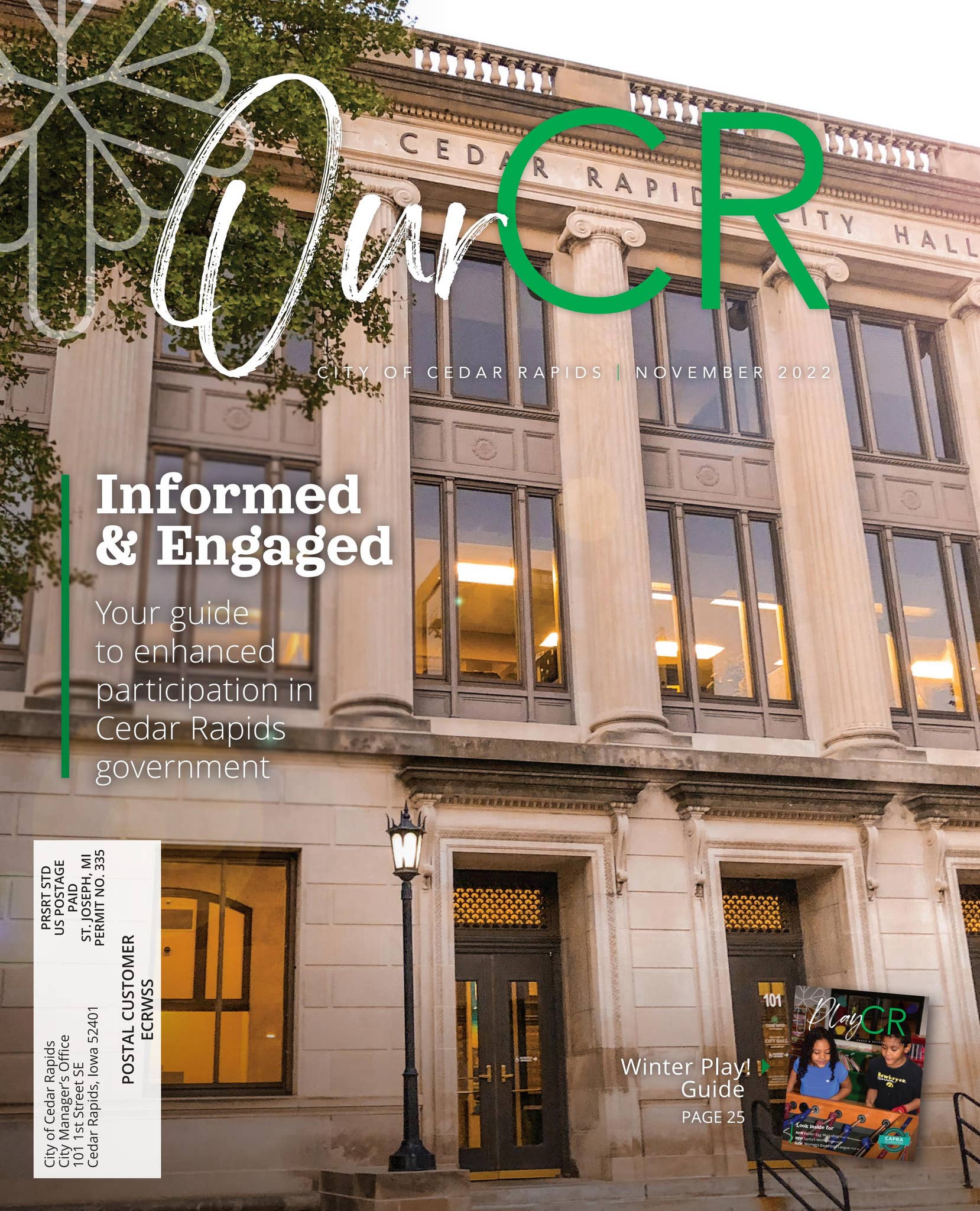 Our CR - November 2022 by City of Cedar Rapids - Issuu