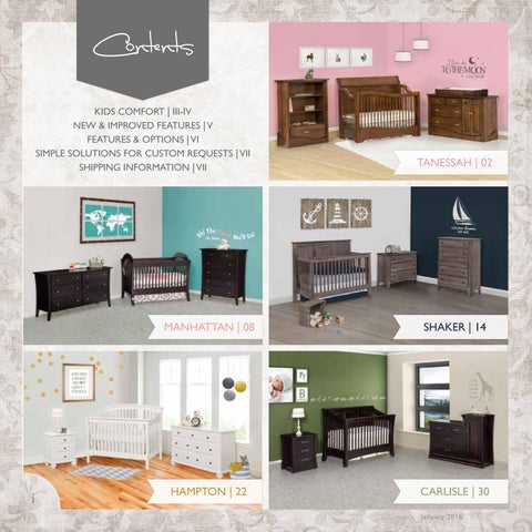 E & G Amish Furniture 家具目录 · 2016 Kid's Comfort- E&G Amish 家具 第 2 页