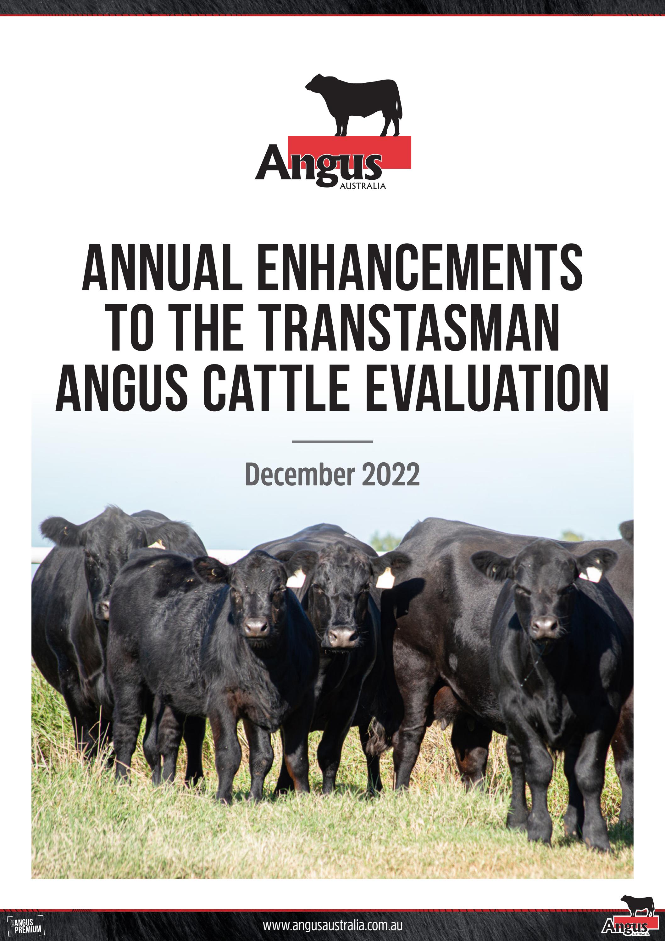 Annual Enhancements to the TransTasman Angus Cattle Evaluation by Angus