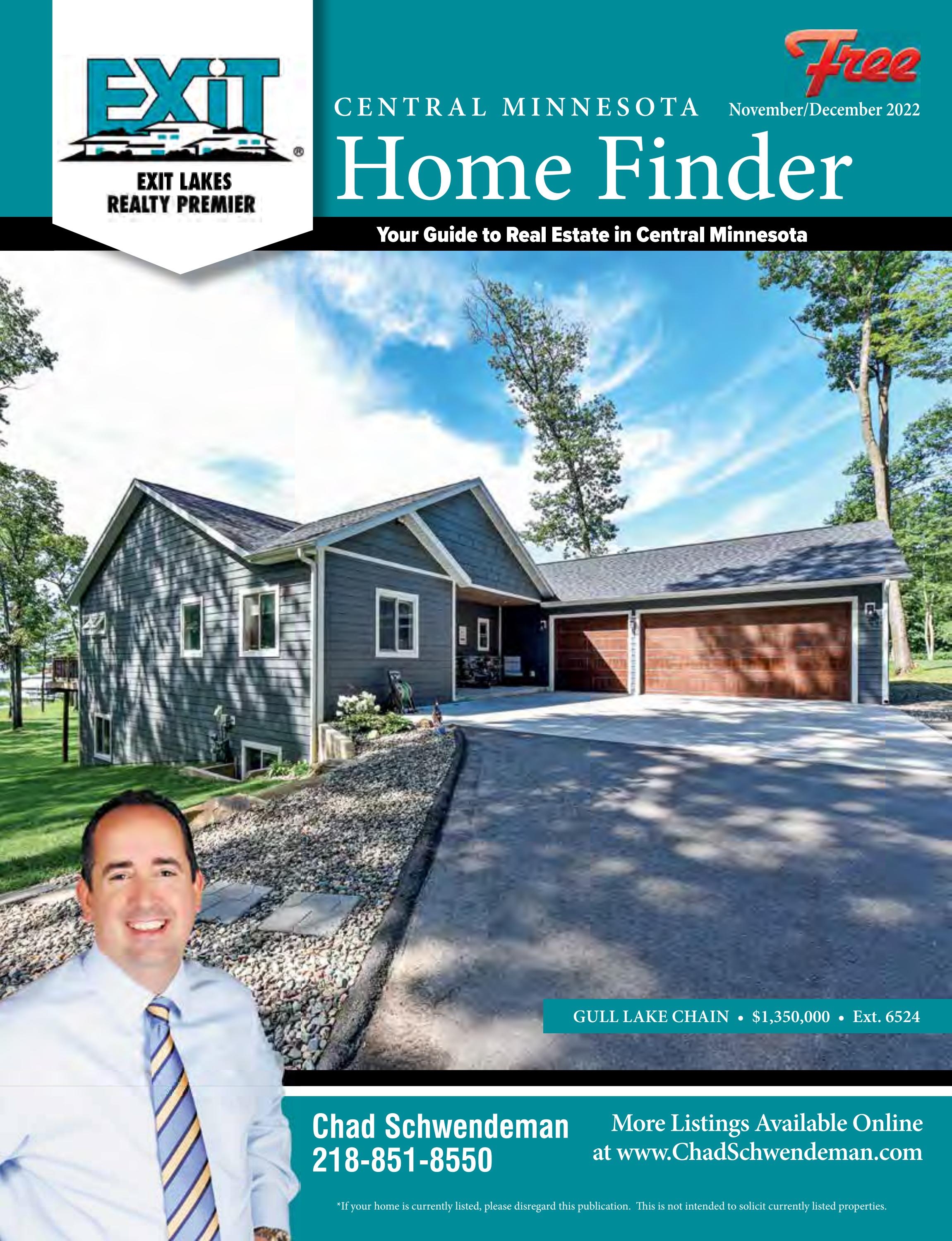 EXIT Lakes Realty HOMEFINDER Magazine NovDec 2022 by Brainerd Dispatch