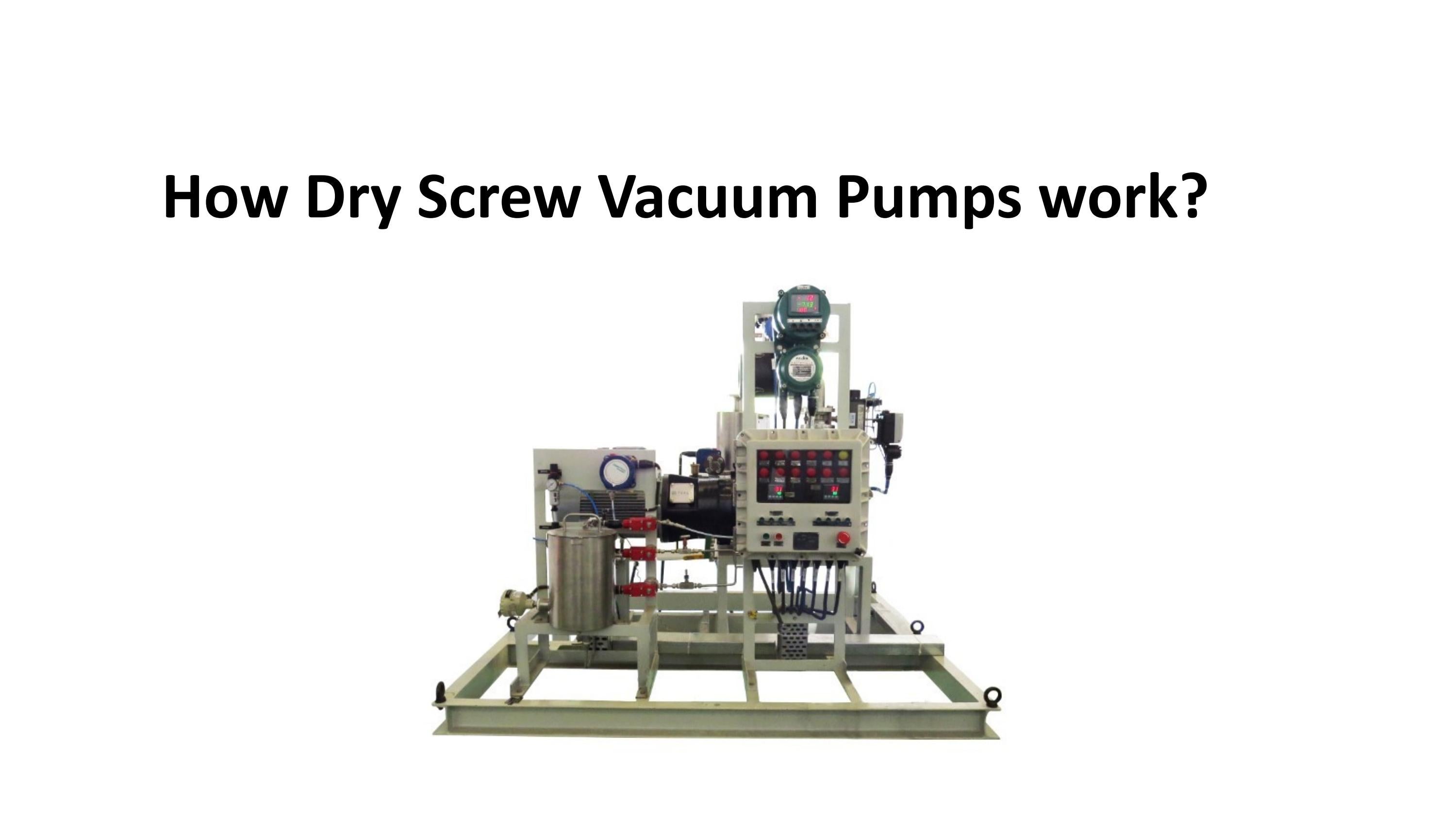 How Dry Screw Vacuum Pumps work? by Tekman Technology Issuu