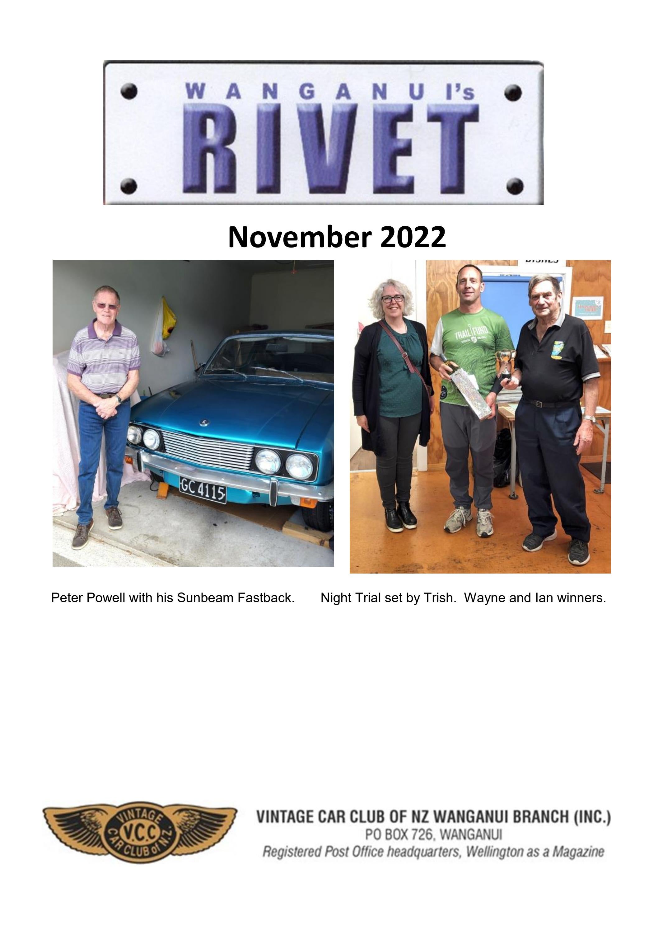 VCC WANGANUI RIVET NOV 2022 by Vintage Car Club of New Zealand Issuu