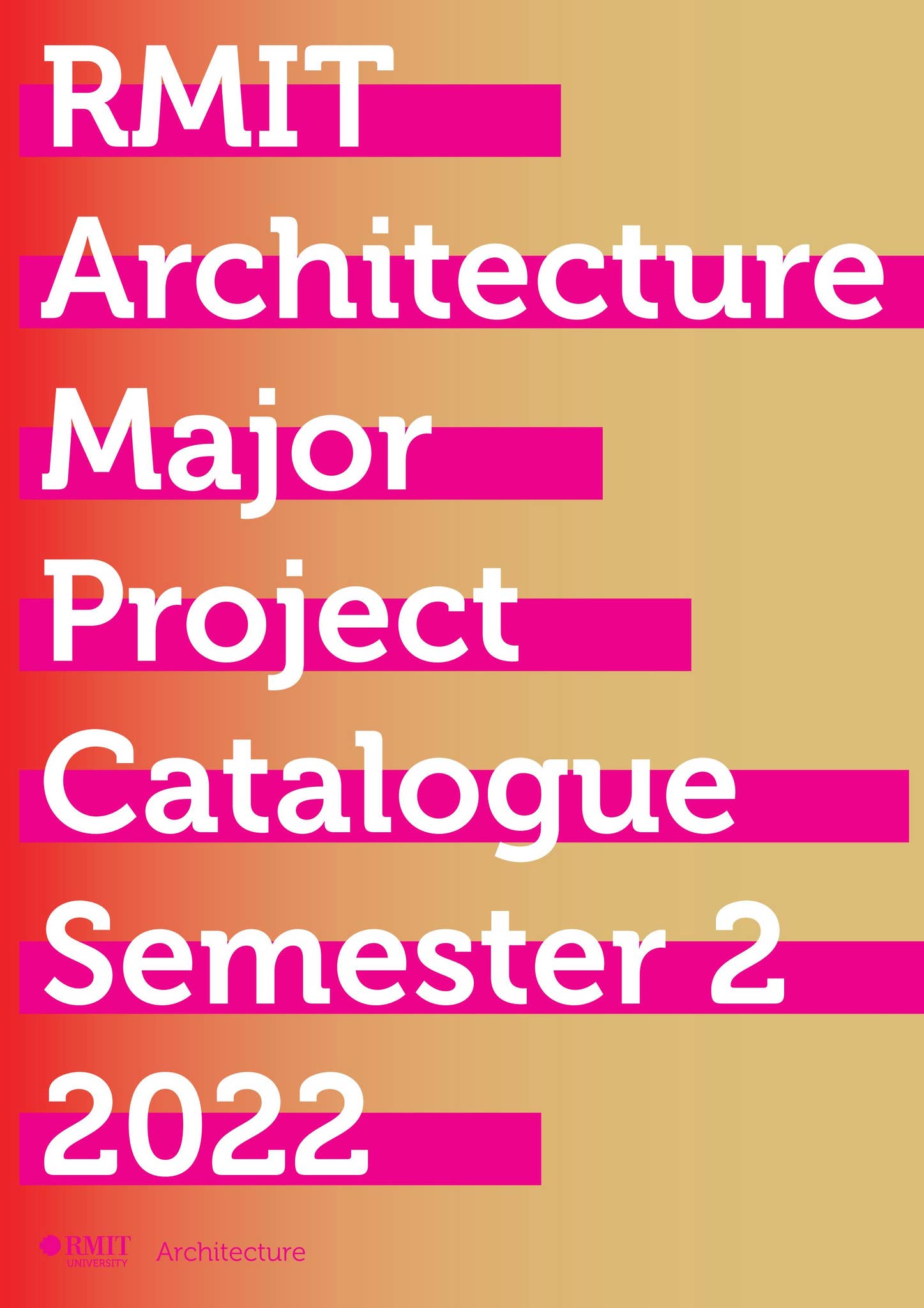 RMIT Architecture & Urban Design - Major Project Catalogue Semester 2 ...