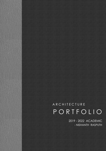 architectural portfolio