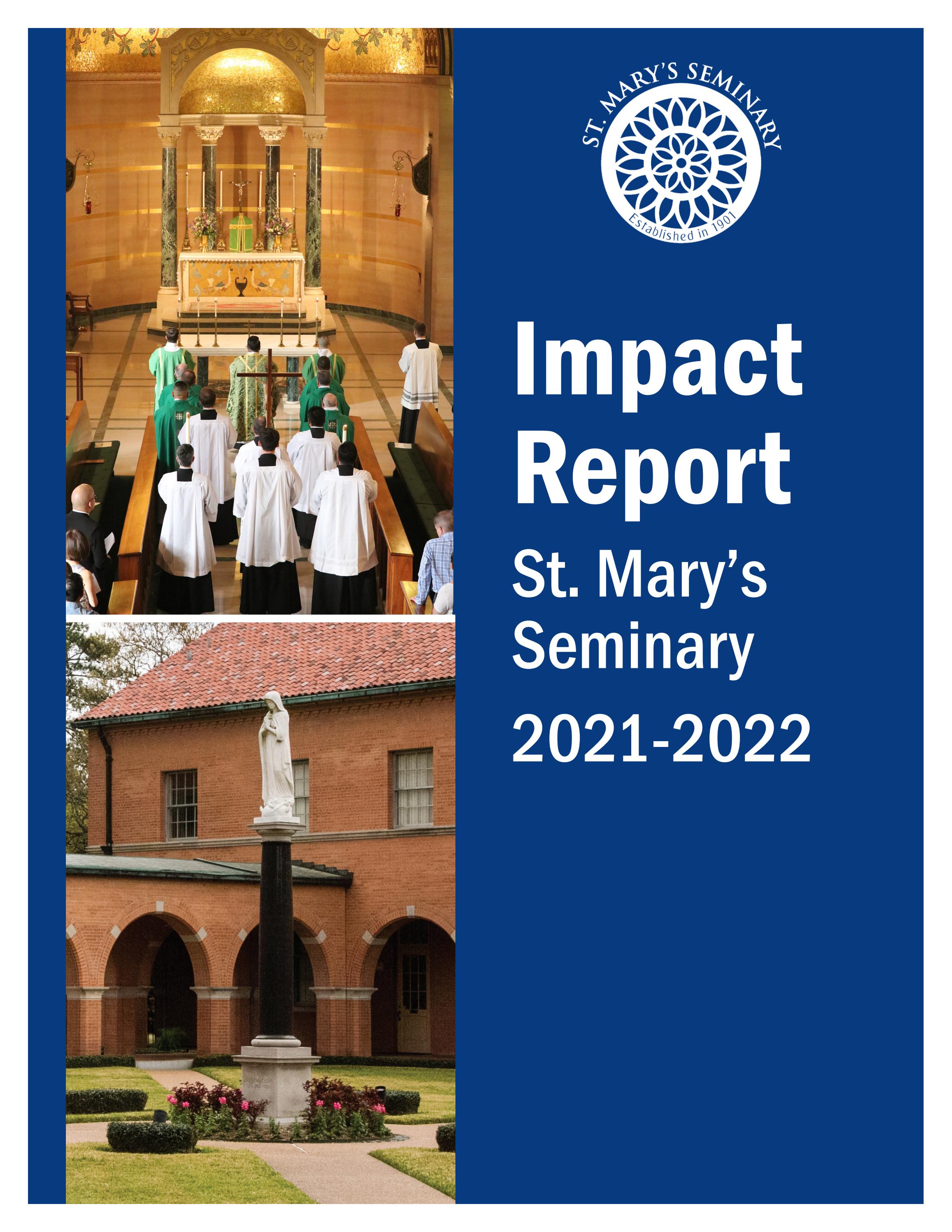 St. Mary's Seminary Impact Report 2022 by Texas Catholic Herald Issuu