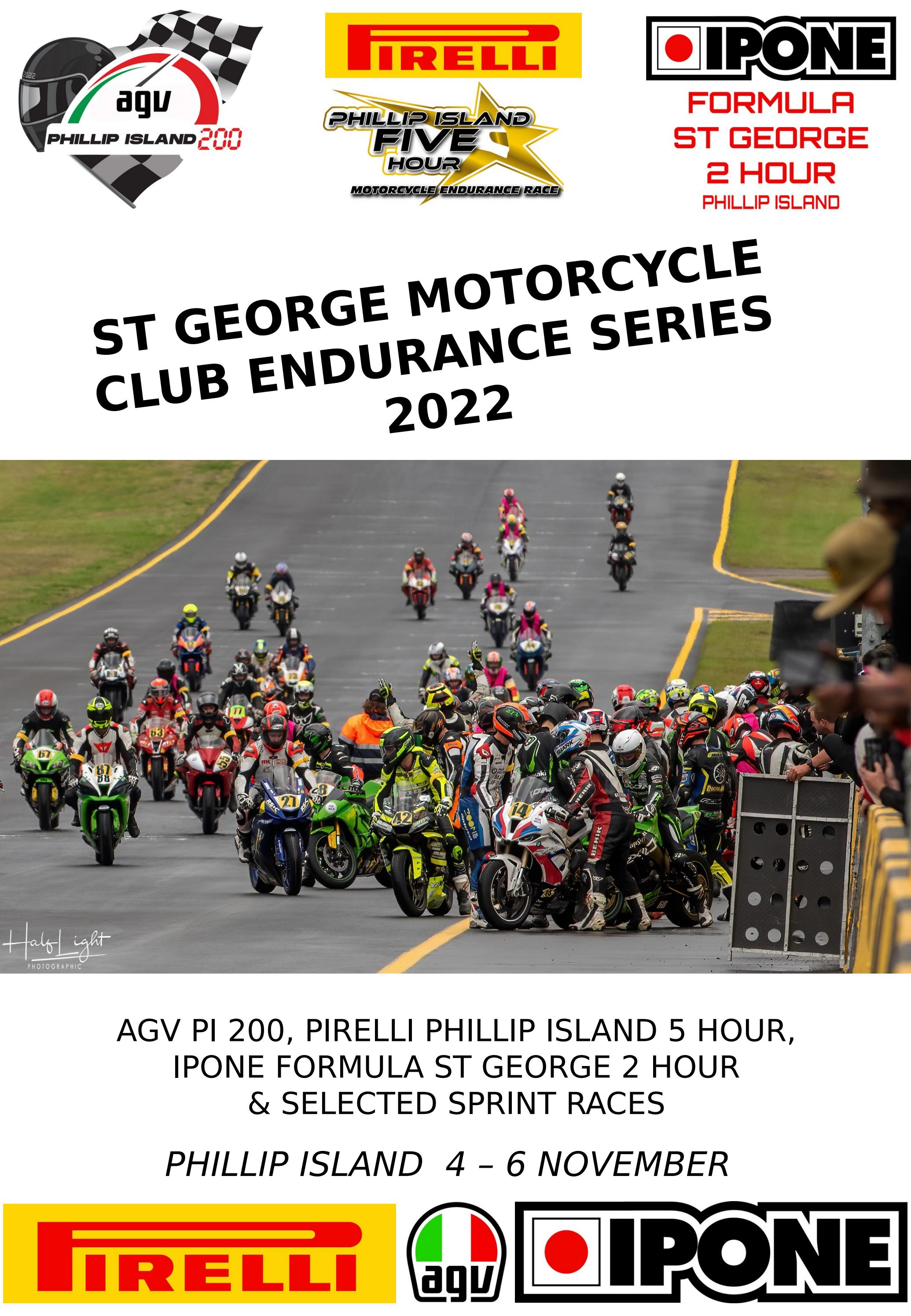 ST MOTORCYCLE CLUB ENDURANCE SERIES Round 1 Sydney Motorsport