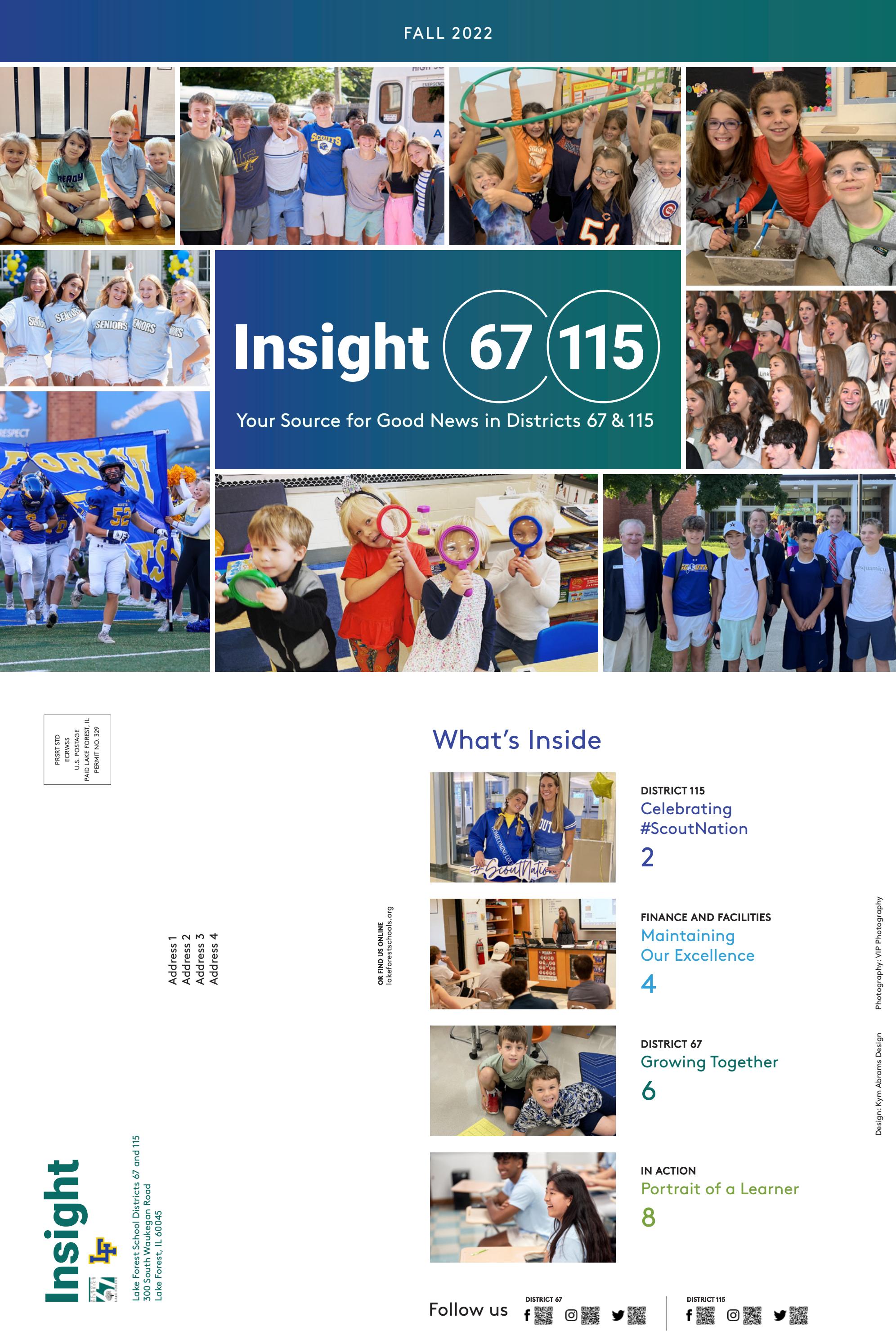 Insight 67 115 Fall 2022 by Lake Forest School Districts 67 & 115 Issuu