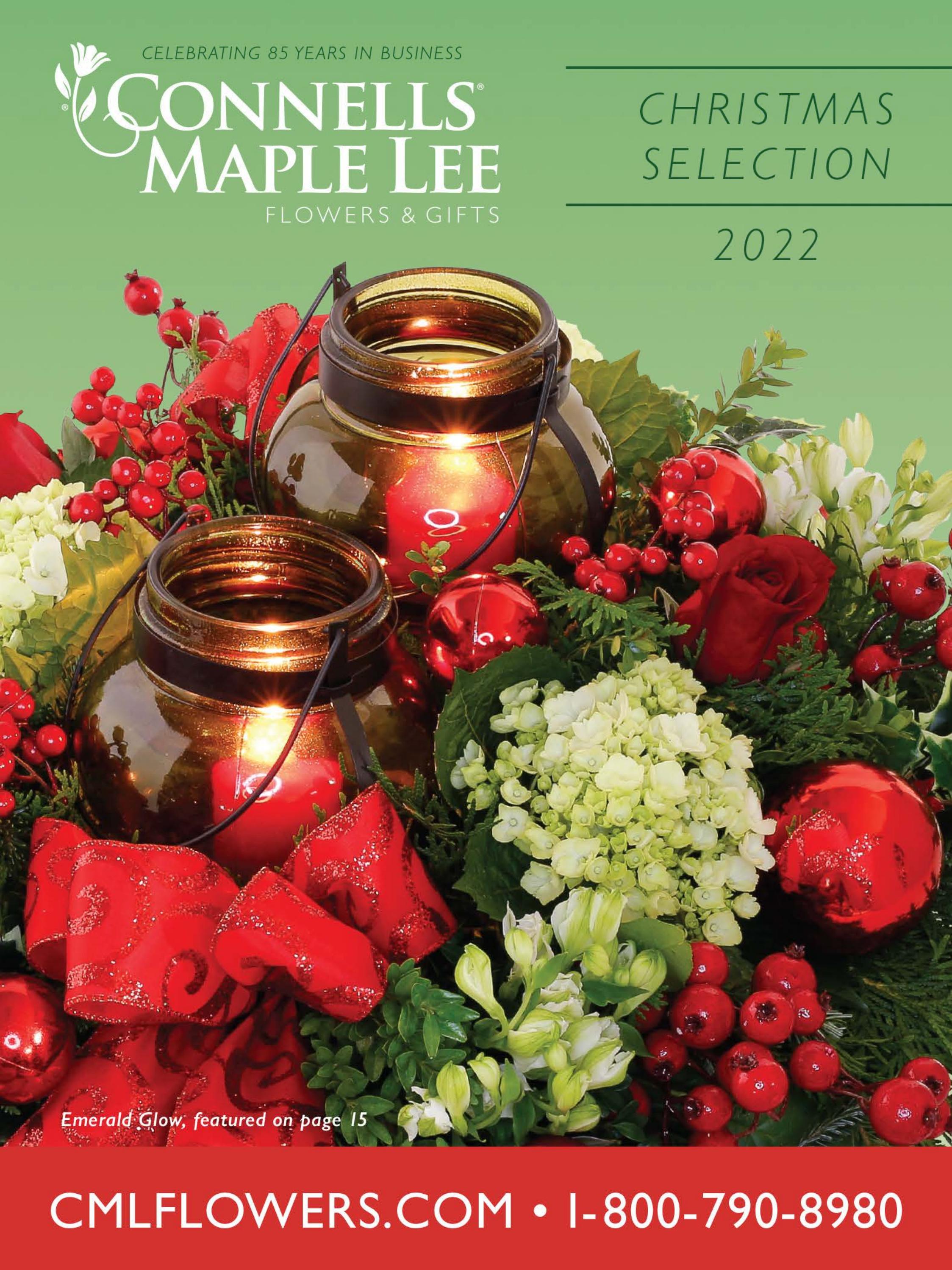 Connells Maple Lee Second Christmas Brochure 2022 by US Retail Flowers