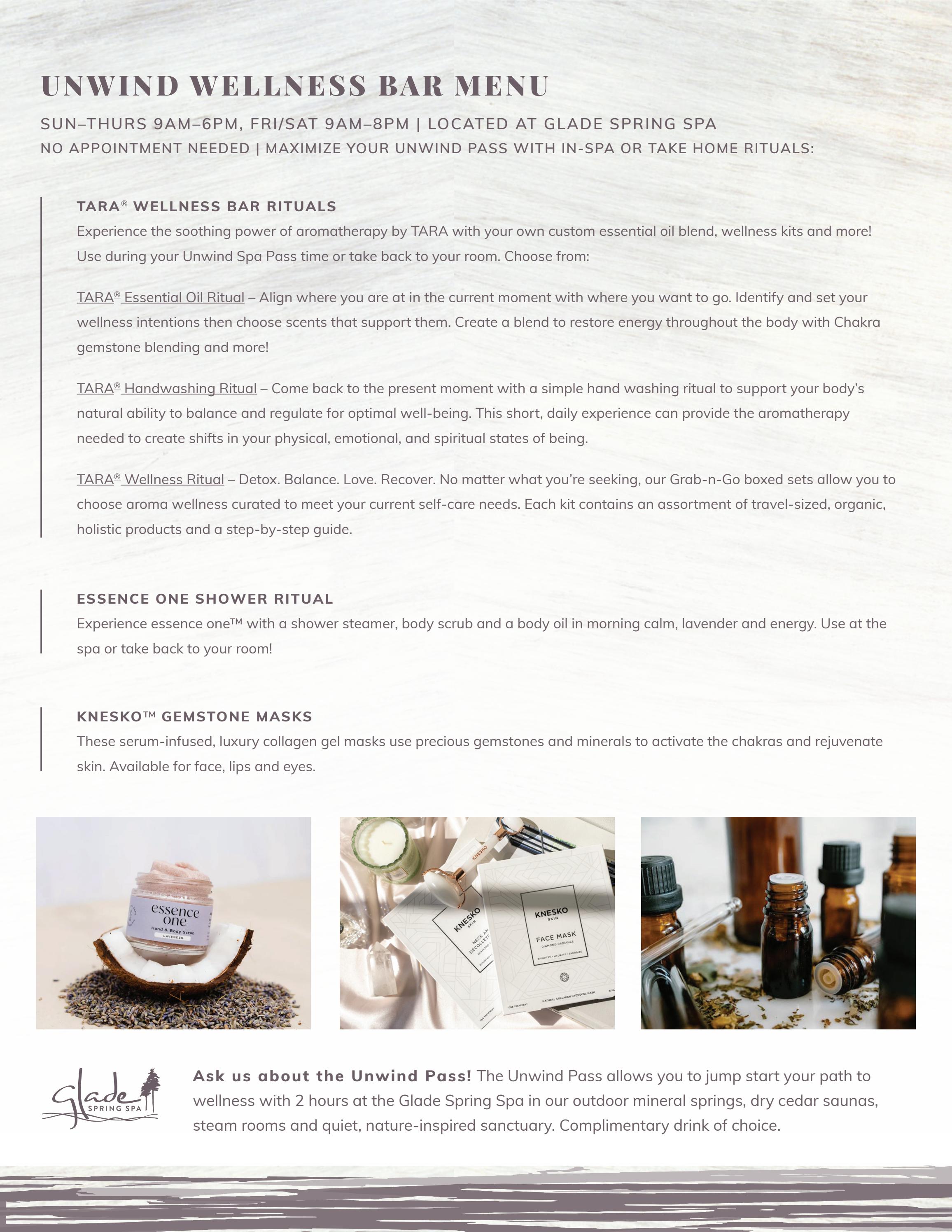Unwind Wellness Bar by Suncadia Resort Issuu
