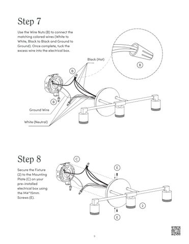 nathanjameshome 家具目录 · Pattinson 镜前灯 Instruction Sheet 第 9 页