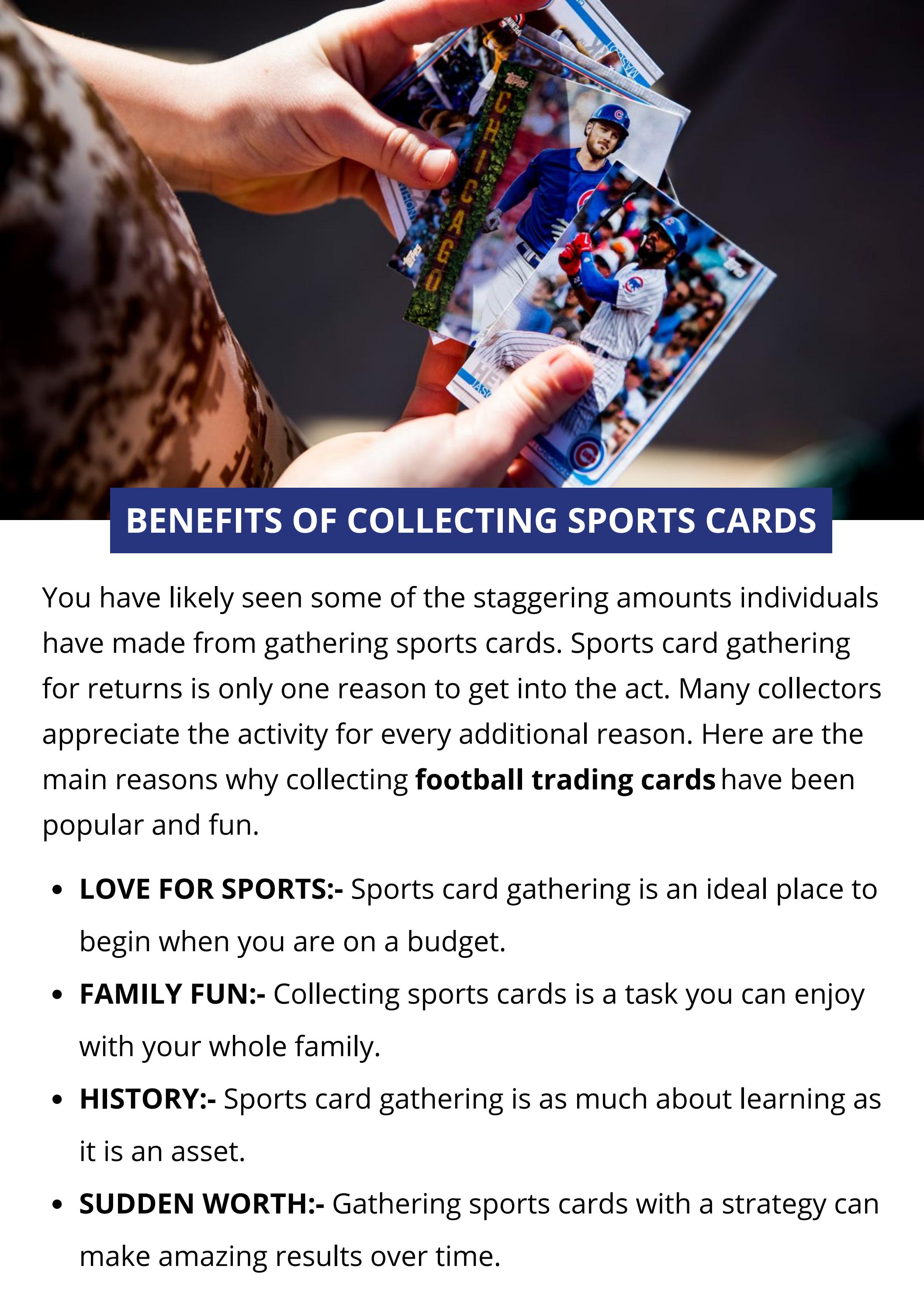 BENEFITS OF COLLECTING SPORTS CARDS by jonesashley Issuu