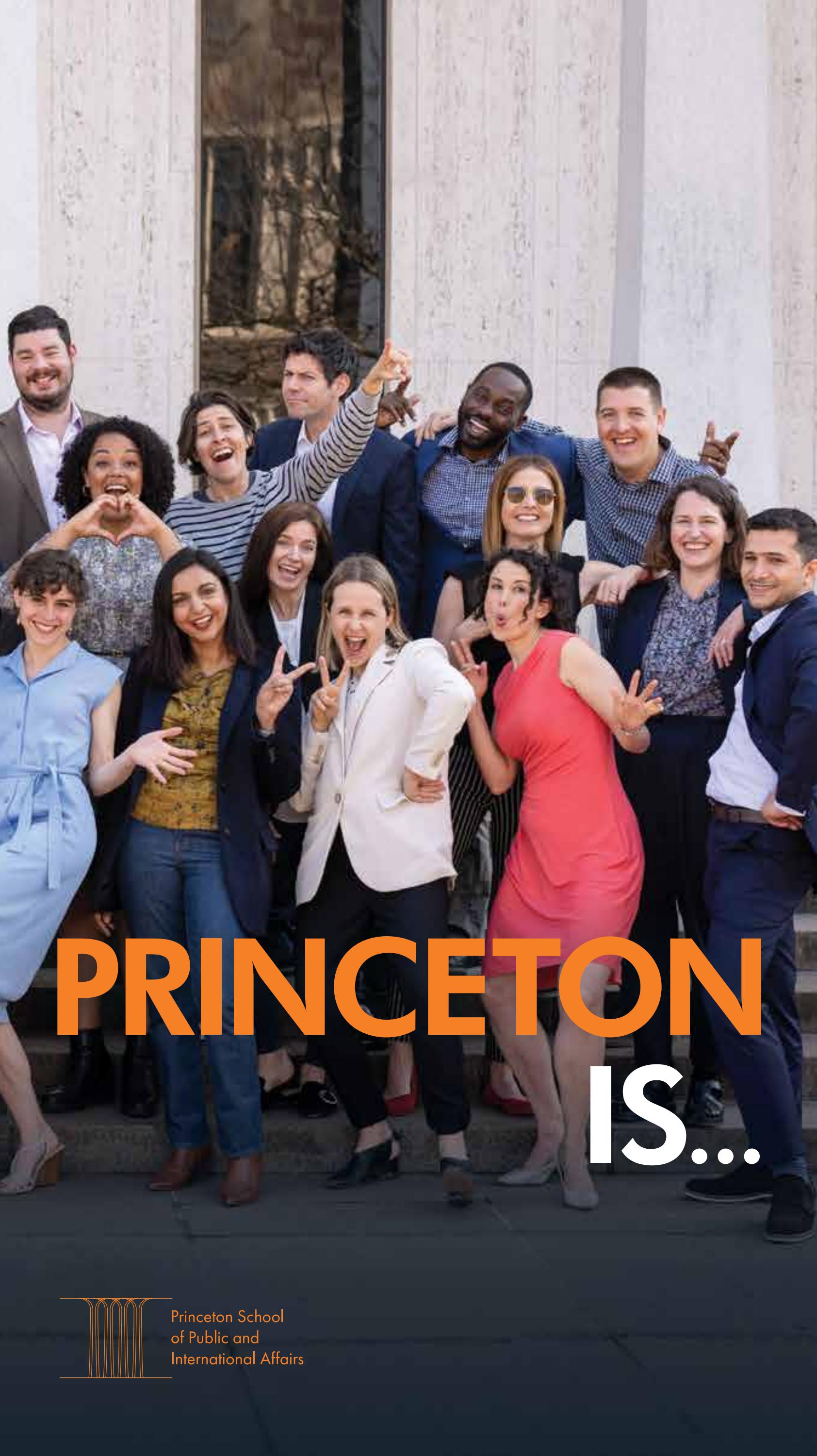 Princeton School of Public and International Affairs Viewbook by