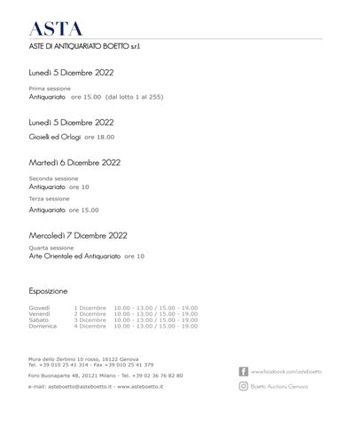 Aste Boetto 灯饰目录 · Asta di Antiquariato - Boetto 第 3 页