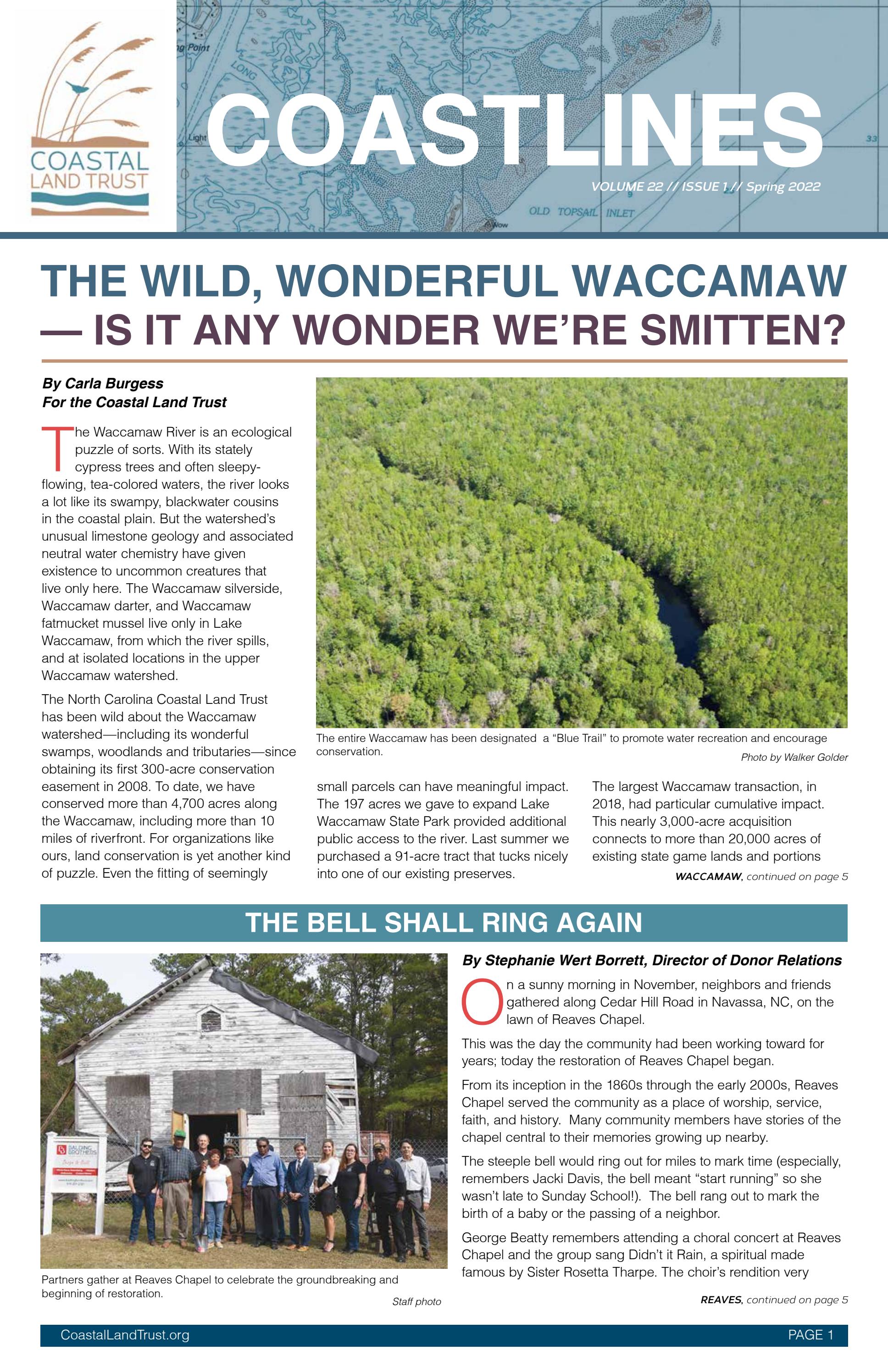 The Wild, Wonderful Waccamaw Spring 2022 by North Carolina Coastal Land Trust Issuu