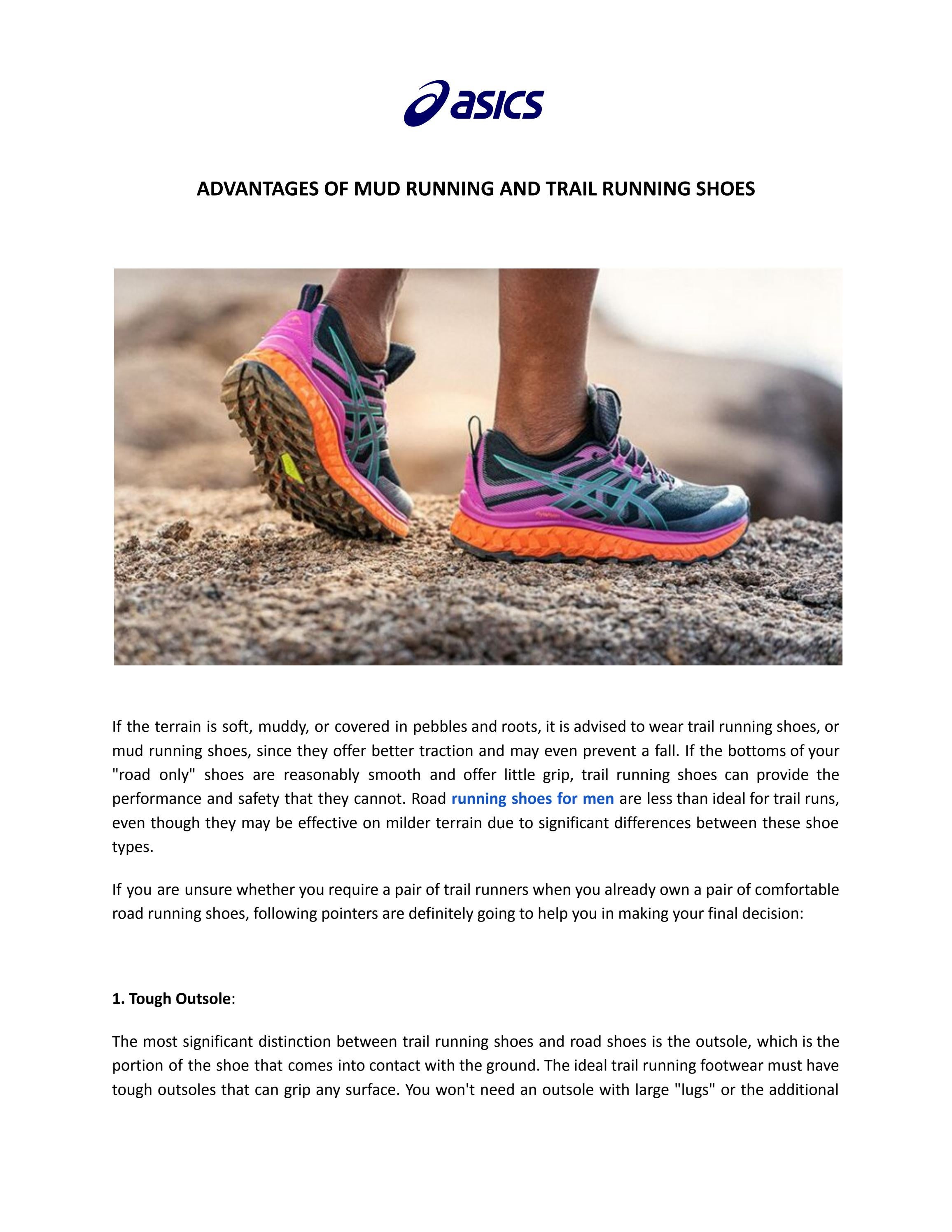 trail shoes asics
