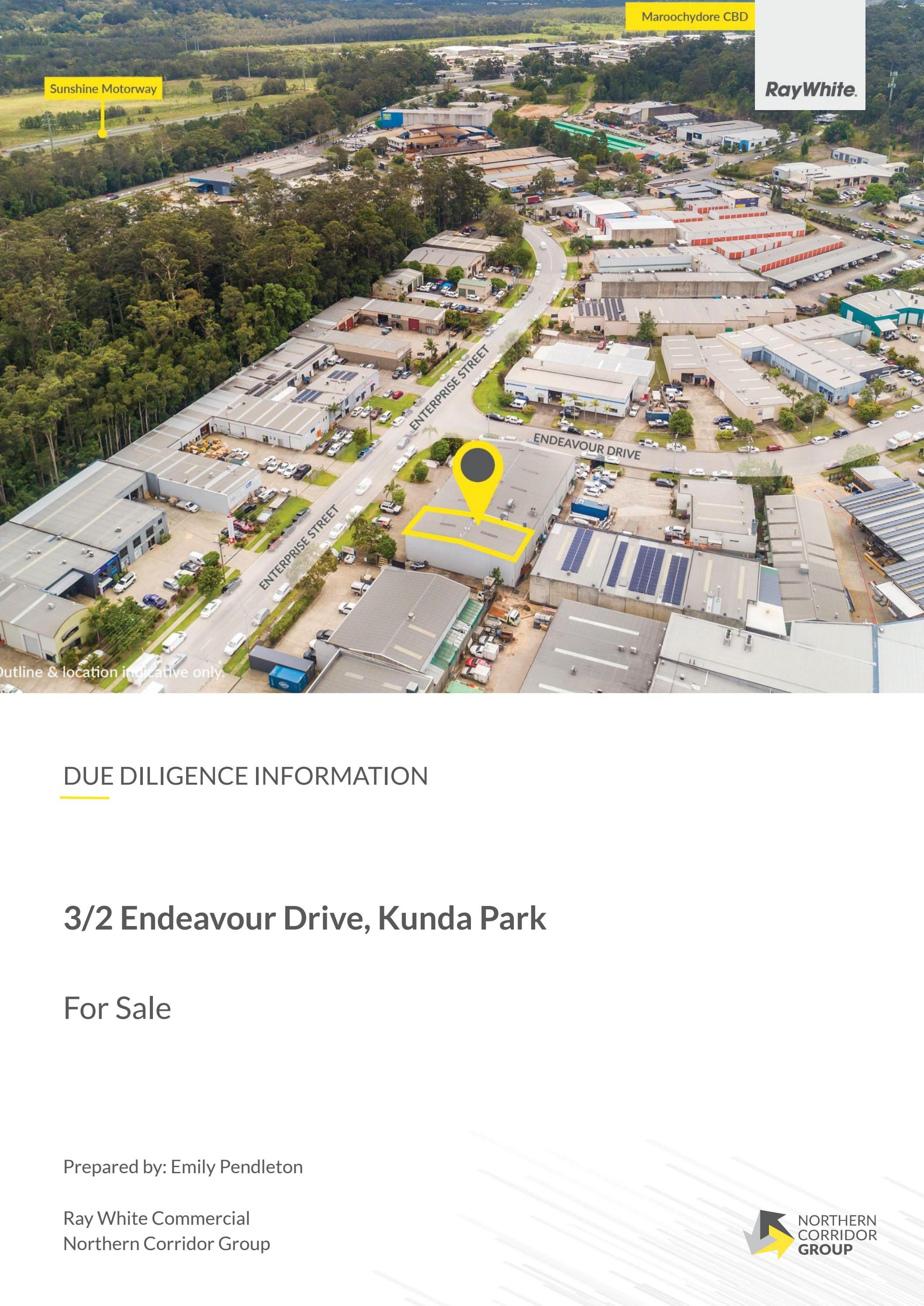 Due Diligence Pack 3/2 Endeavour Drive, Kunda Park by Ray White