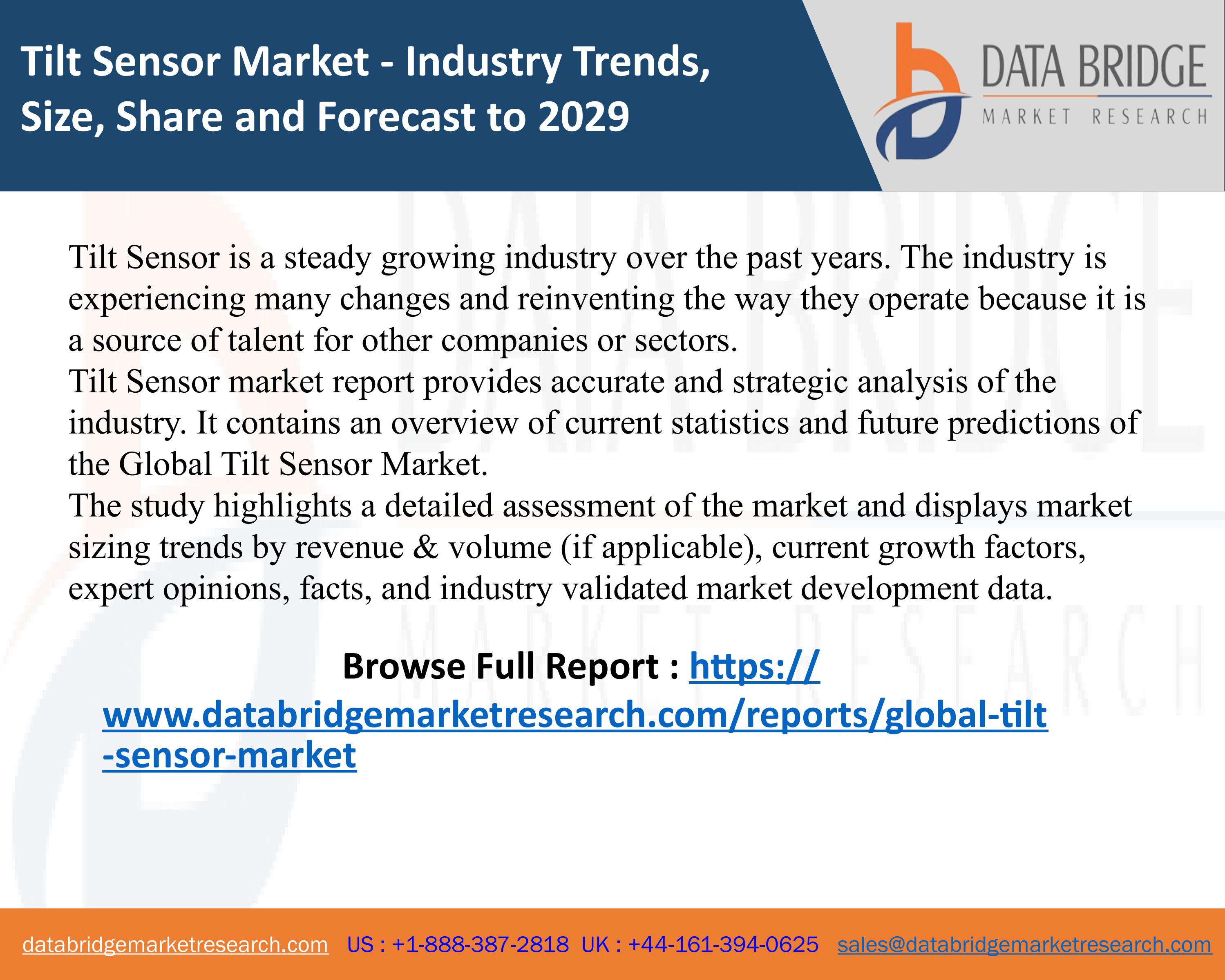 Tilt Sensor Market Industry Trends and Forecast to 2029 by Atashi