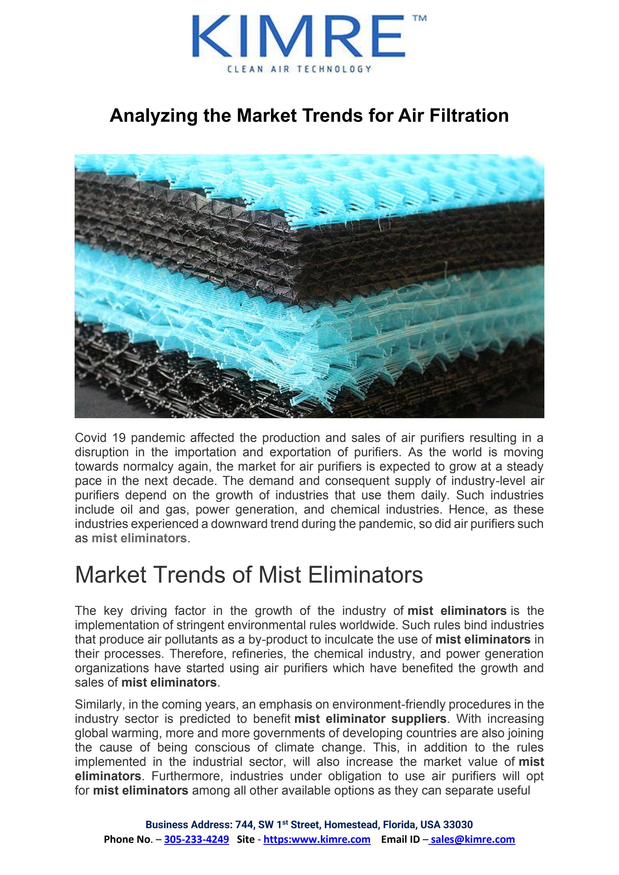 Analyzing the Market Trends for Air Filtration by Issuu