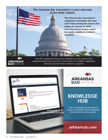 The Arkansas Lawyer Fall 2022 第 14 页