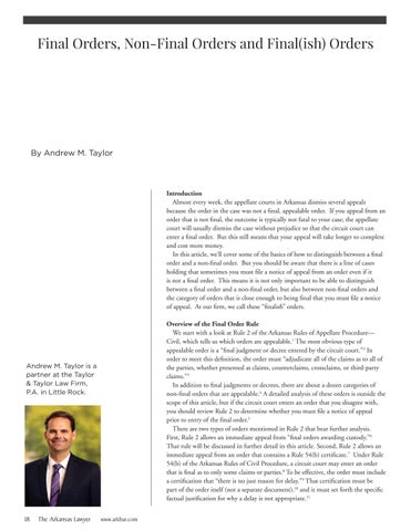 The Arkansas Lawyer Fall 2022 第 20 页