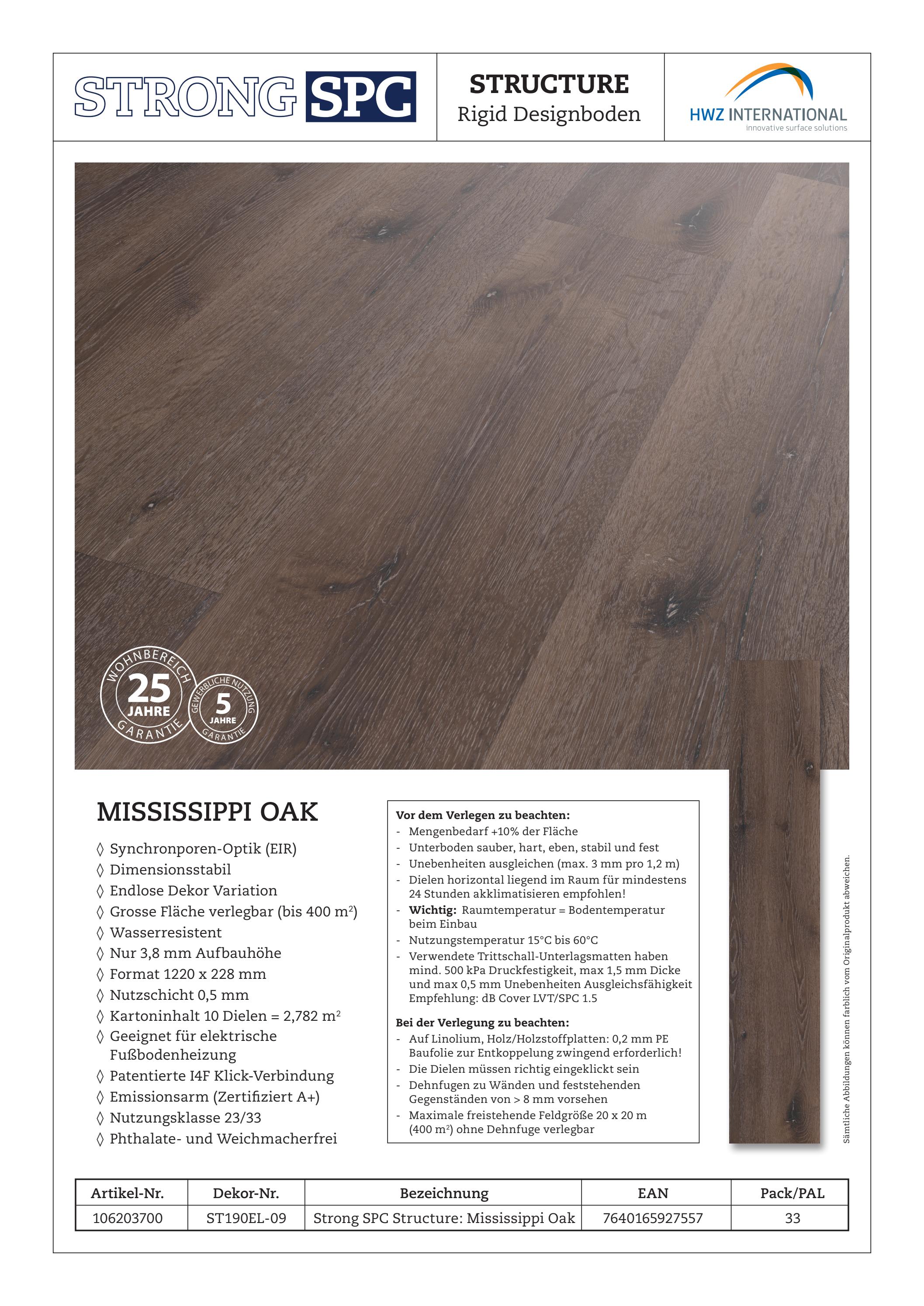 STRONG SPC | Structure | Datenblätter by HWZ International - Issuu