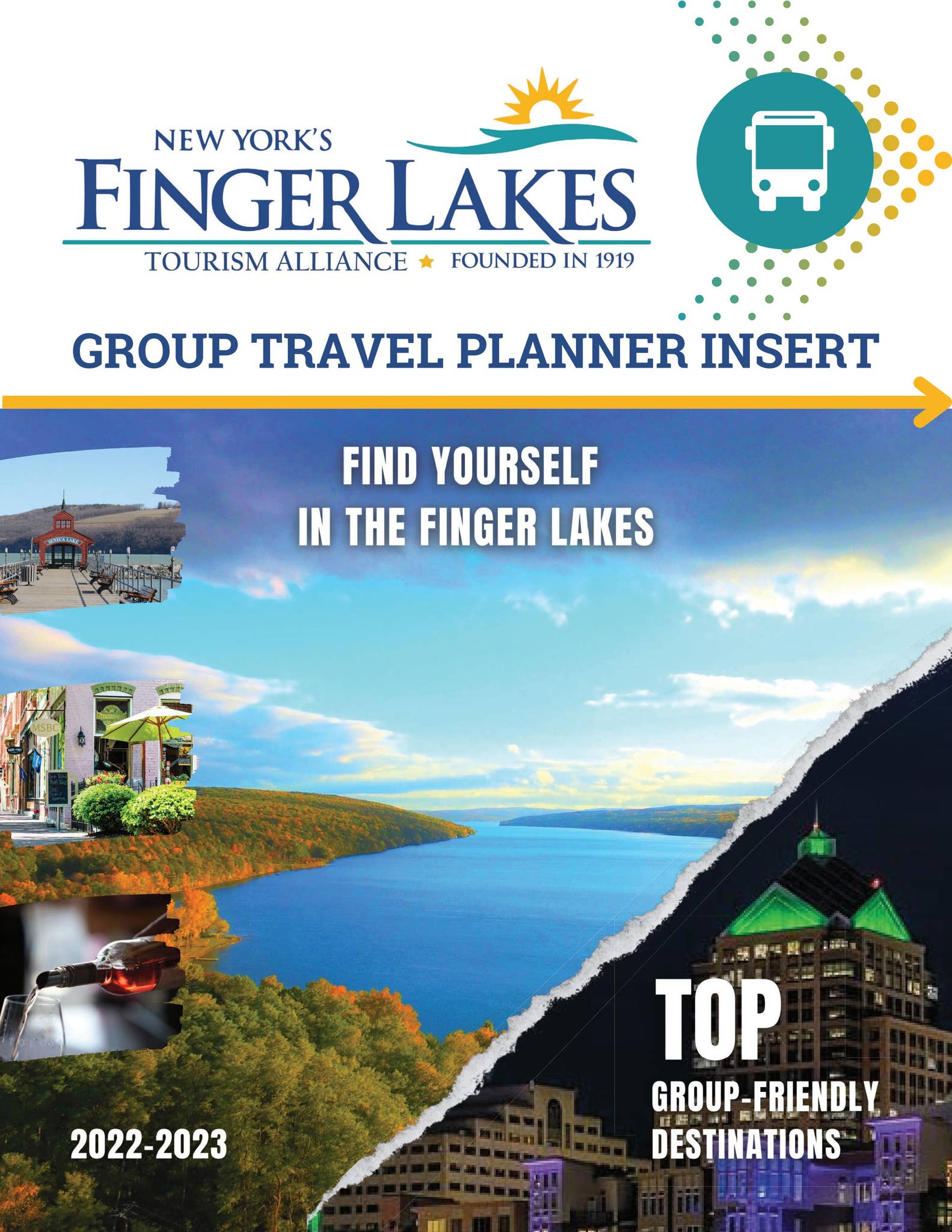 Fresh Look at Group Travel Planner Insert 2022 2023 By Finger Lakes Tourism