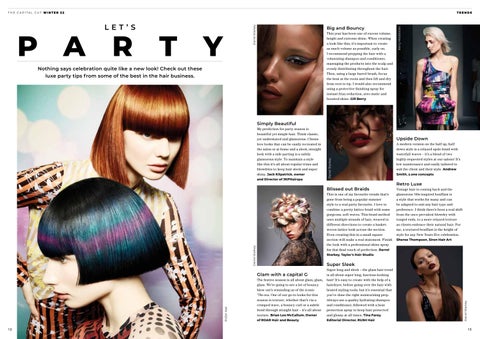 Capital Hair & Beauty 灯饰目录 · The Capital Cut | 冬季 2022 第 7 页