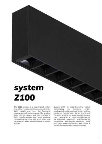 Zaho Lighting 灯饰目录 · System Z60, Z100 PL/ 英文 by 第 5 页