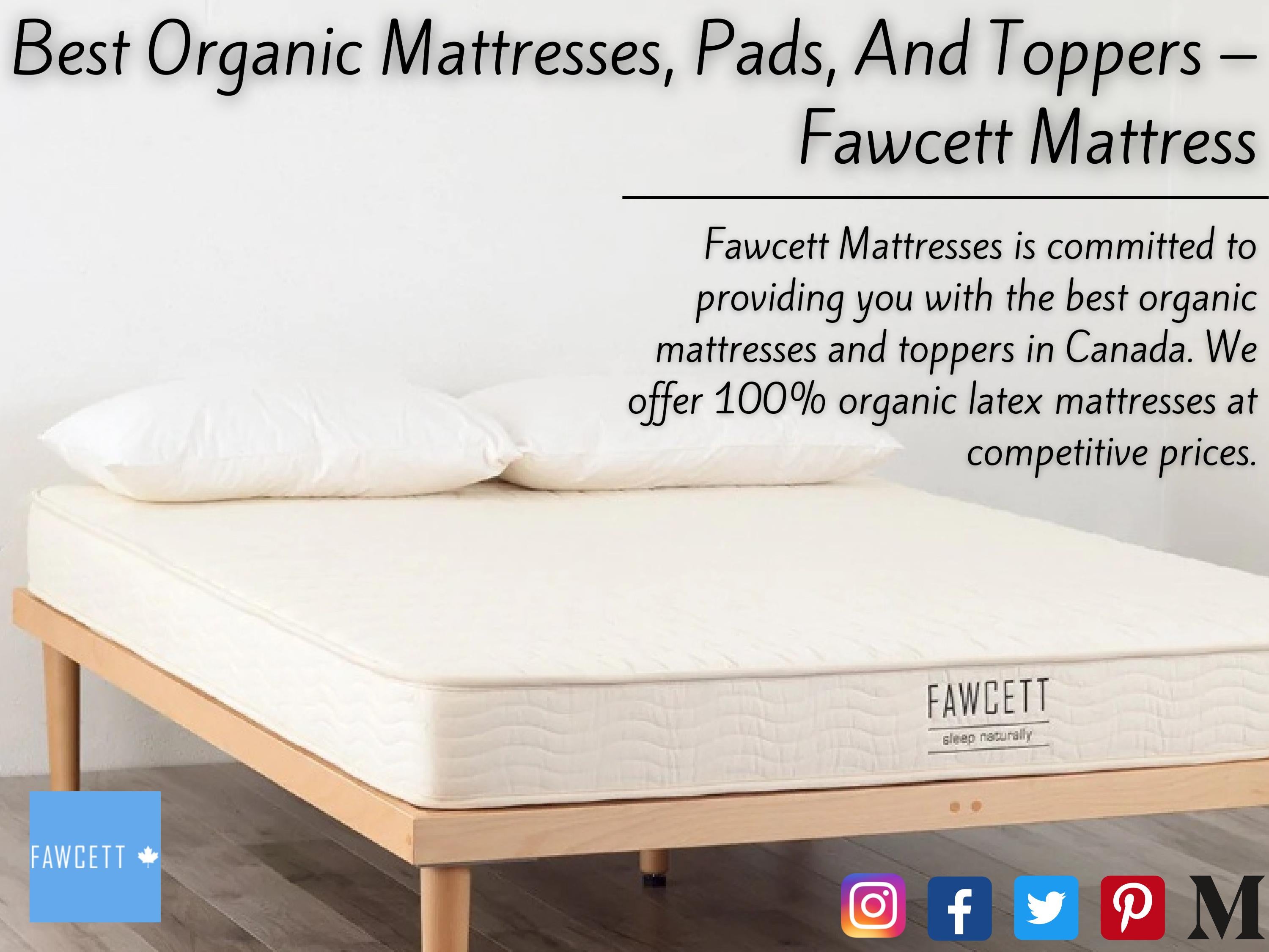 Best Organic Mattresses, Pads, And Toppers Fawcett Mattress by