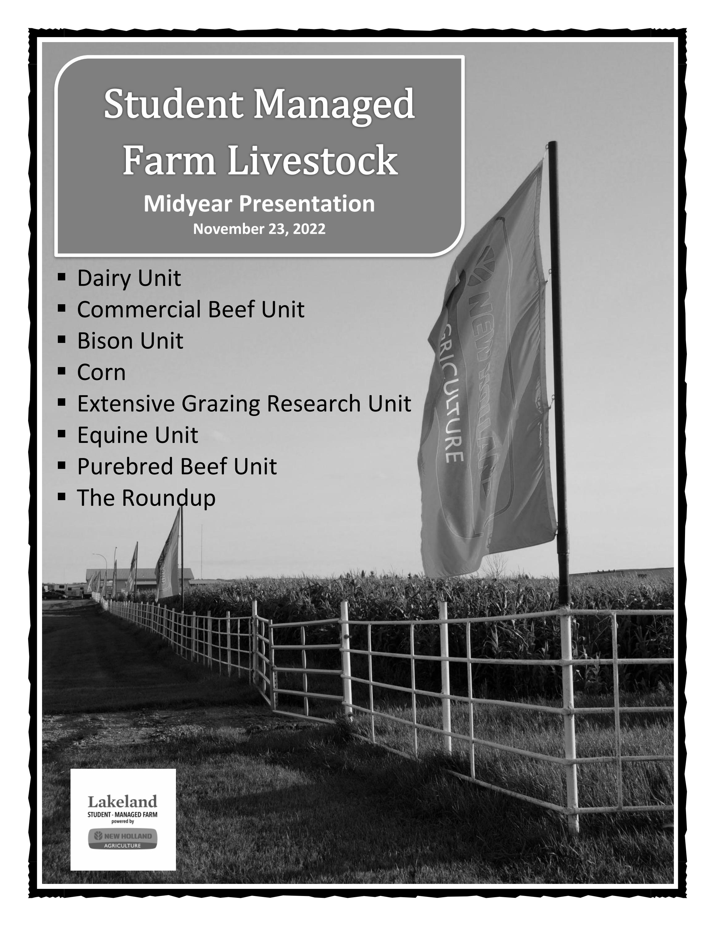 Animal Science SMF Mid-term Presentation Booklet by Lakeland College ...