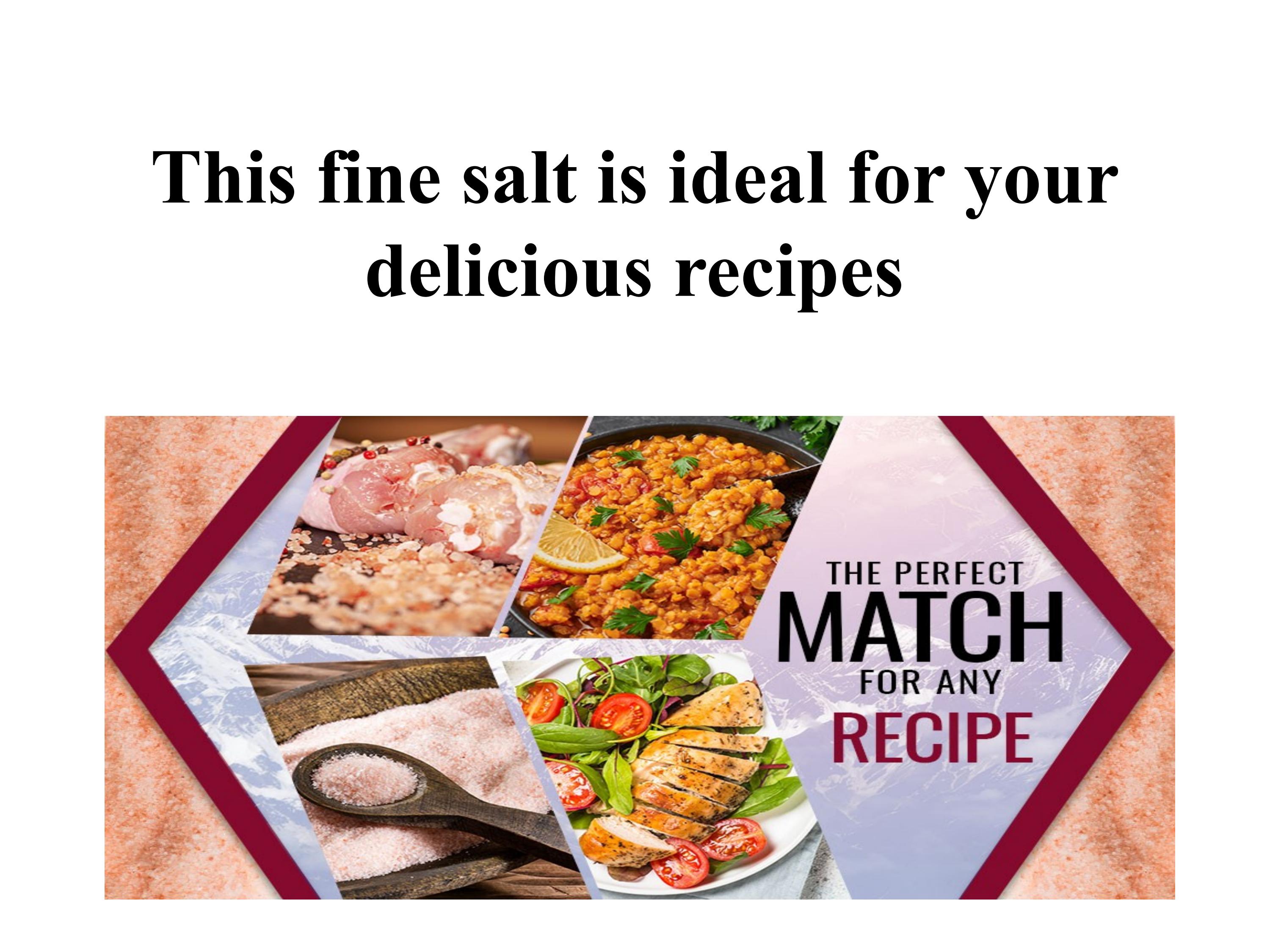 This fine salt is ideal for your delicious recipes by Abdullah Issuu