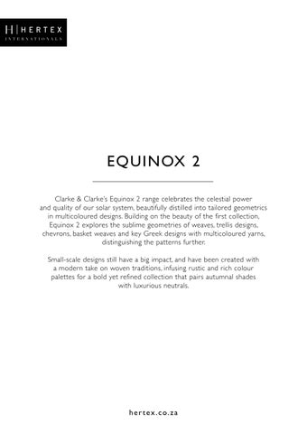 HertexHAUS Hertex Internationals Clarke × Clarke Equinox 2 布艺 灯饰产品集 第 2 页