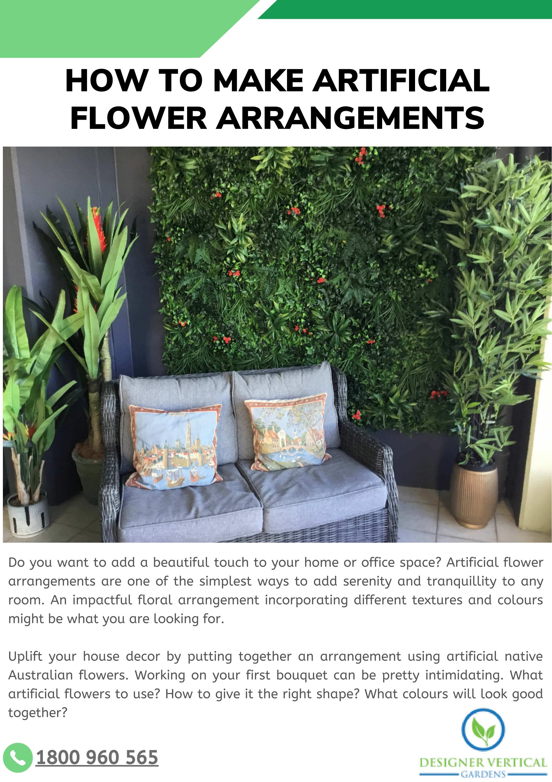 How to Make Artificial Flower Arrangements by designeaus Issuu