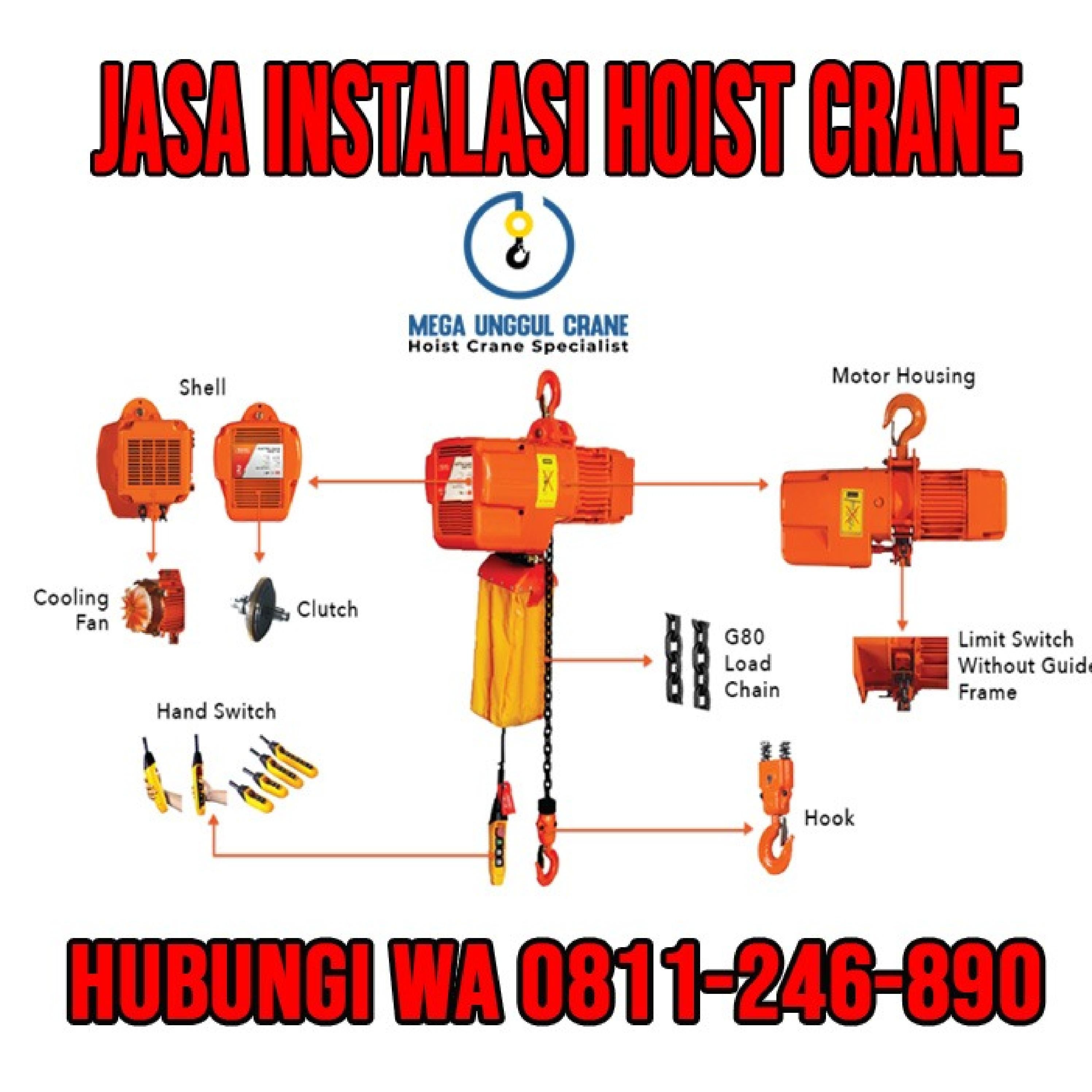 0811246890 [ TERPERCAYA ], Distributor Hitachi Hoist Crane Kota