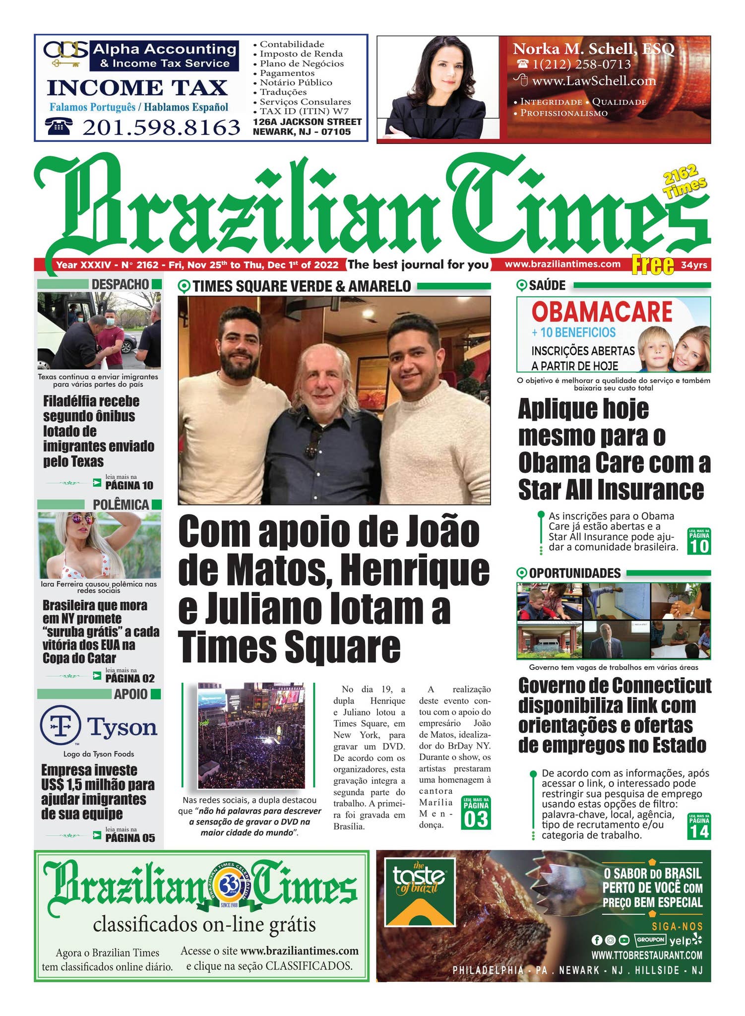 NY 2162 by The Brazilian Times Newspaper - Issuu