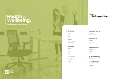 Health and Wellbeing 家具 第 2 页