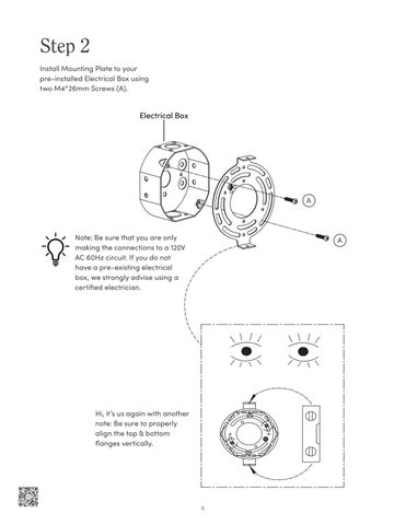nathanjameshome 家具目录 · Henry 镜前灯 Instruction Sheet 第 6 页